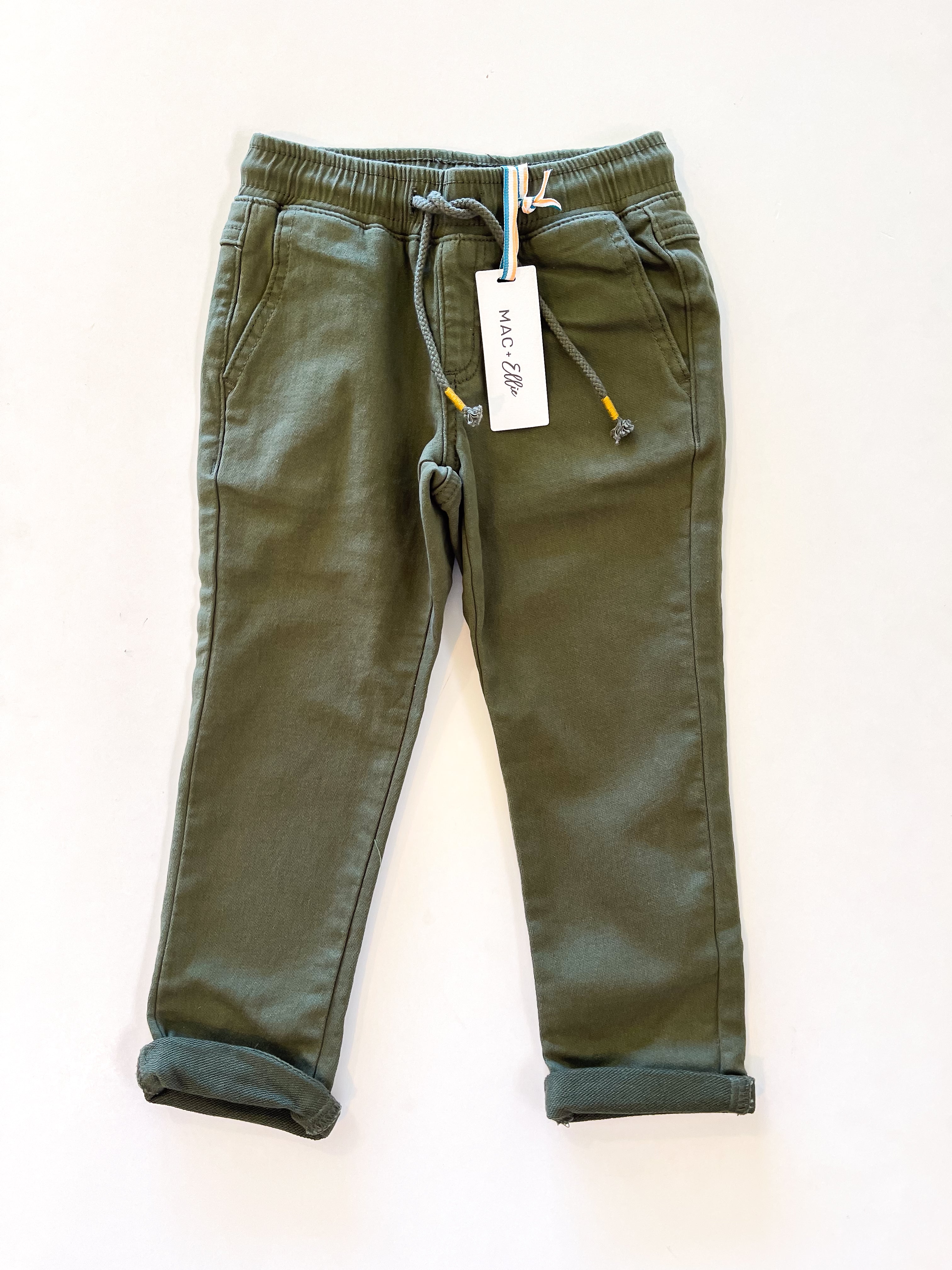 BNWT Mac & Ellie pull up chino pants (4y)