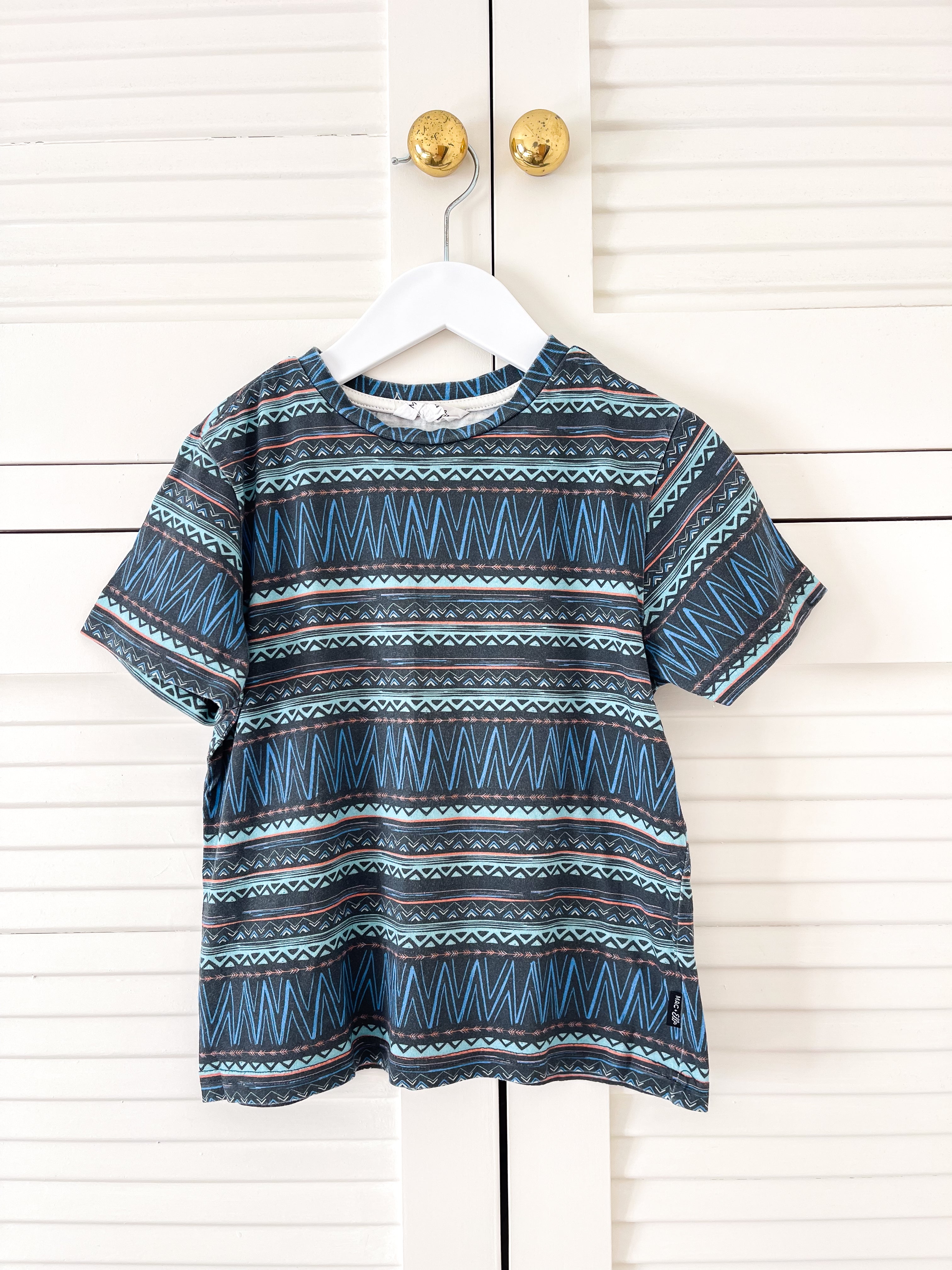 Mac & Ellie aztec tee (5y)