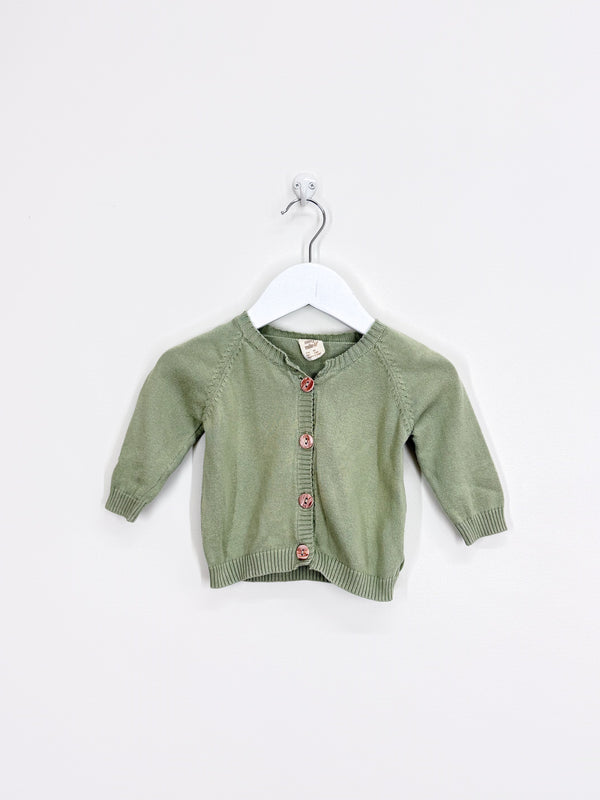 Milly & Milo organic cotton knit cardigan (3-6m)