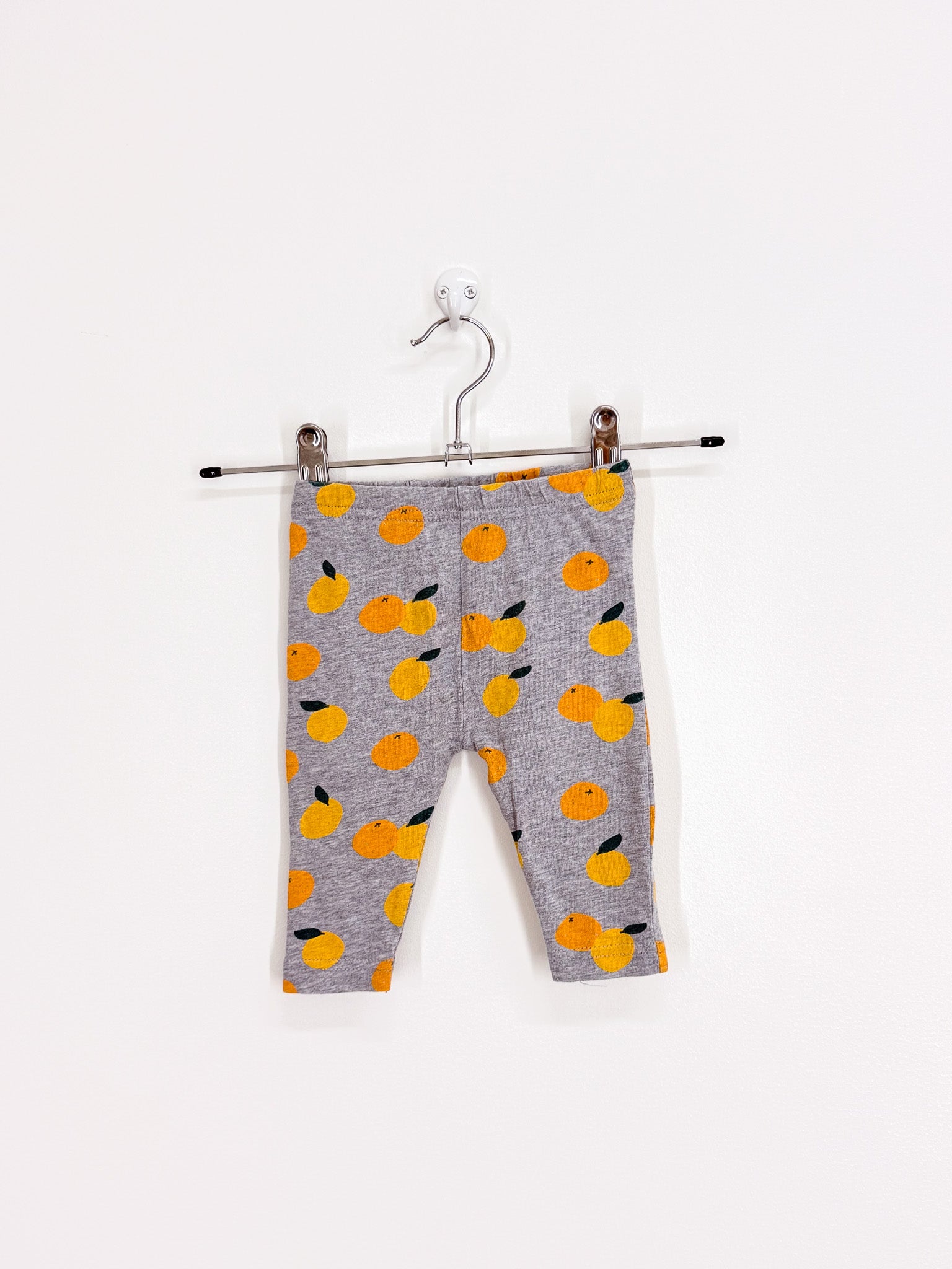 Nature Baby organic leggings - citrus (0-3m)