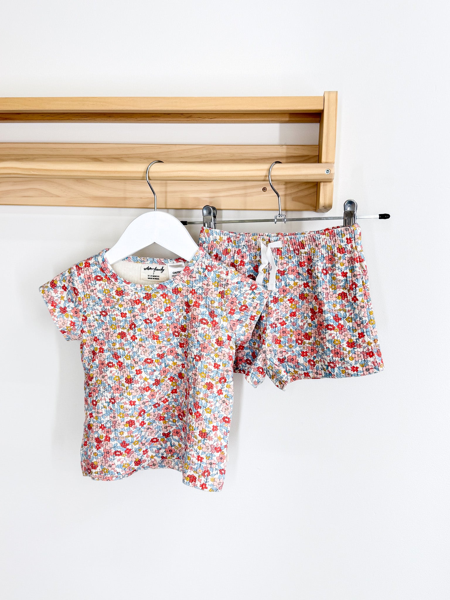 Wilson & Frenchy organic rib PJ set (18-24m)