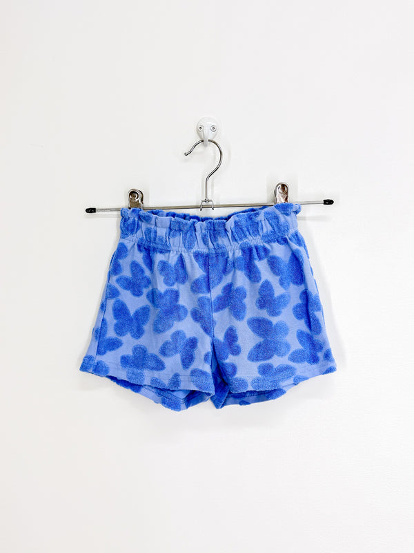 Teeny Weeny terry butterfly shorts (12-18m)