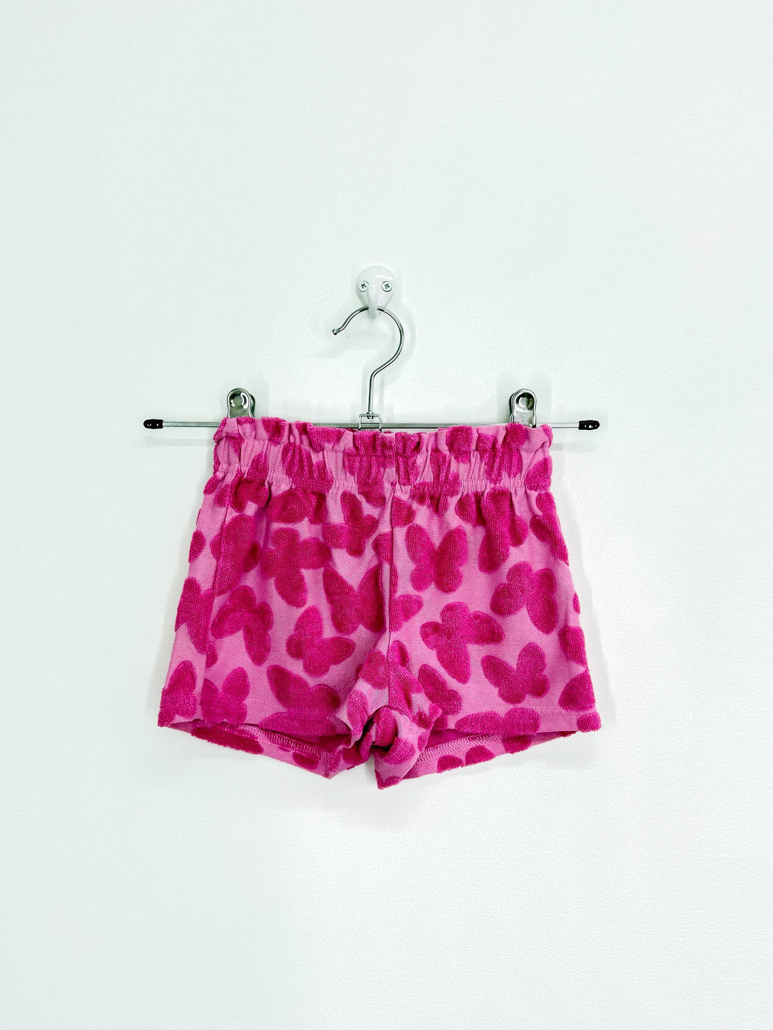 Teeny Weeny terry butterfly shorts (12-18m)