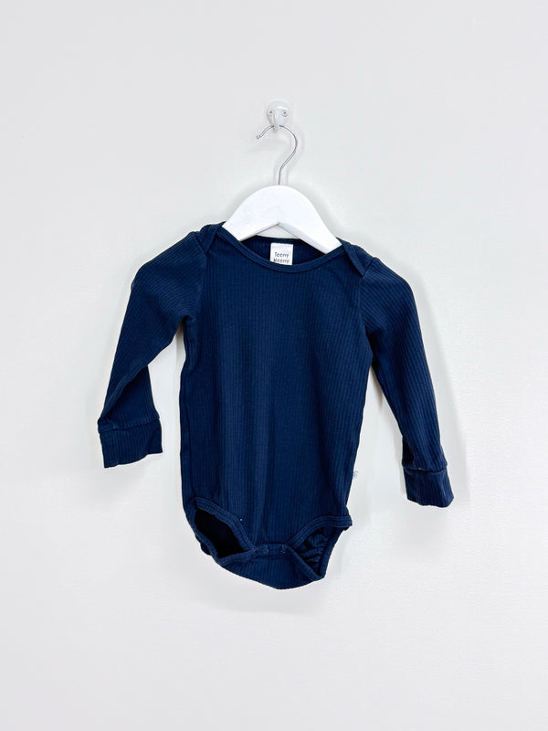 Teeny Weeny rib bodysuit - navy (18-24m)