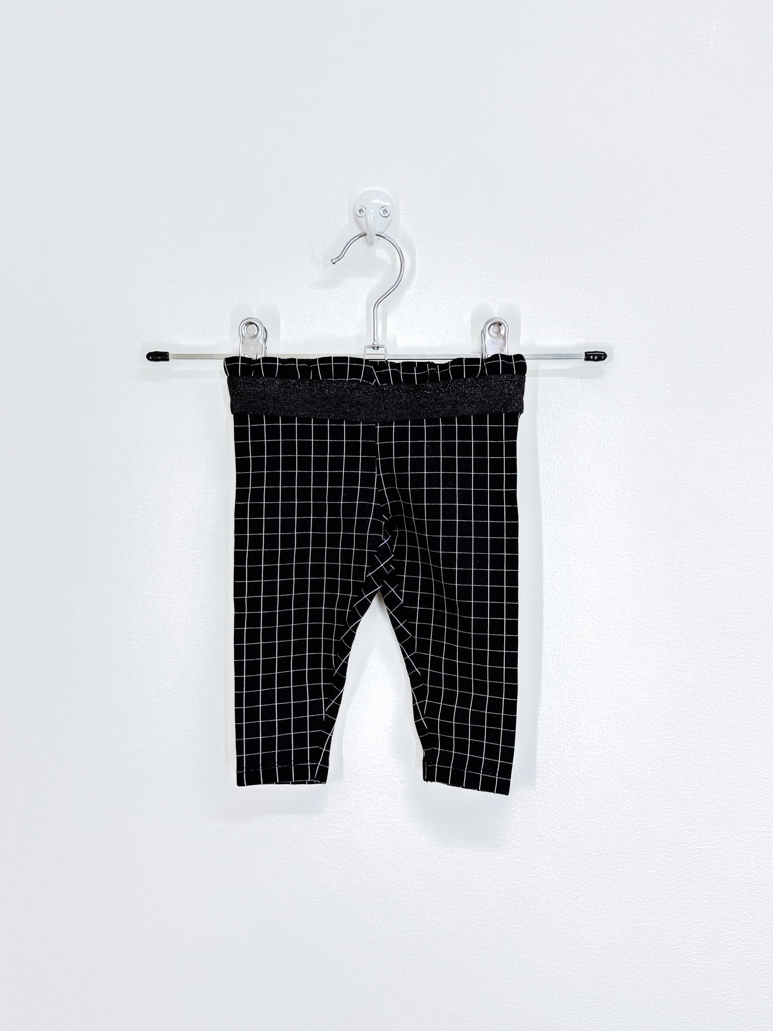 Country Road paper bag grid leggings (0-3m)