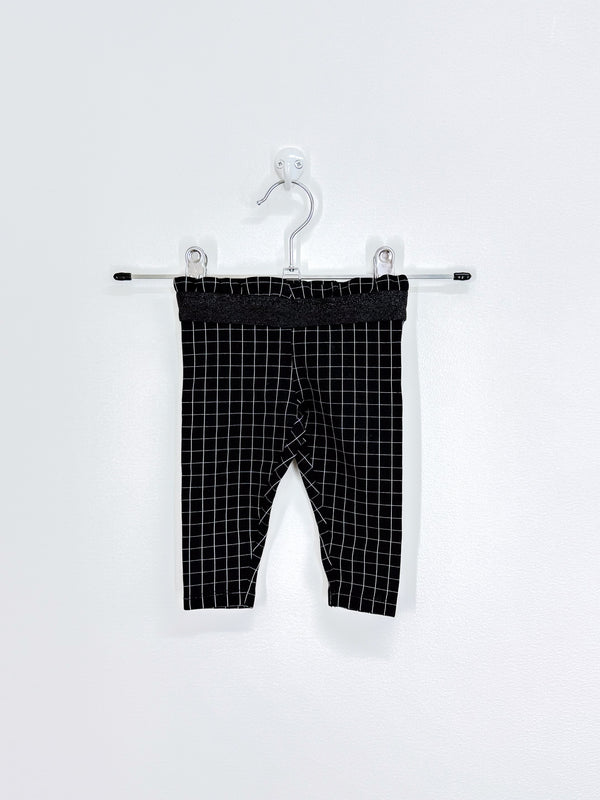 Country Road paper bag grid leggings (0-3m)