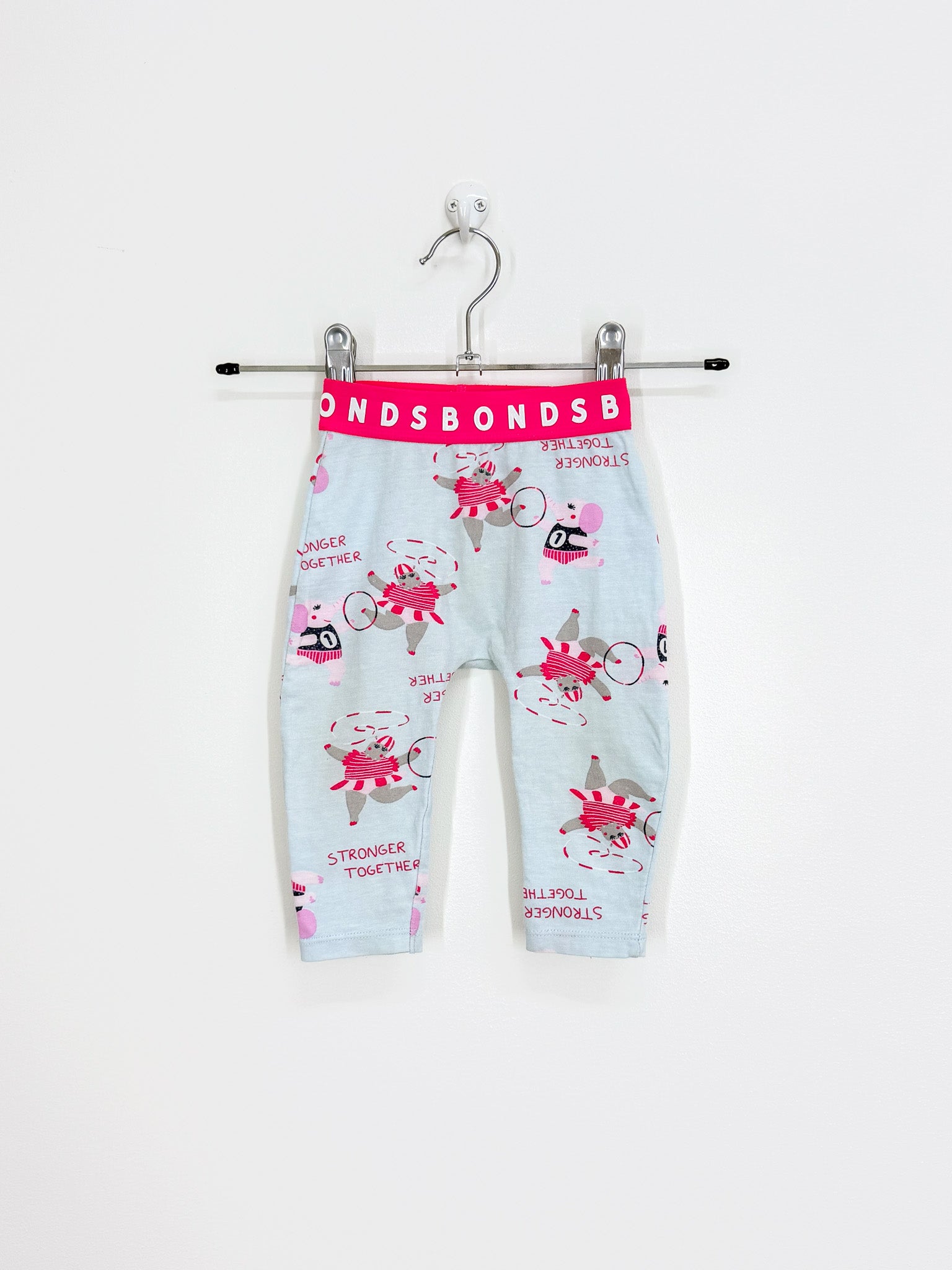 Bonds leggings - stronger together (3-6m)