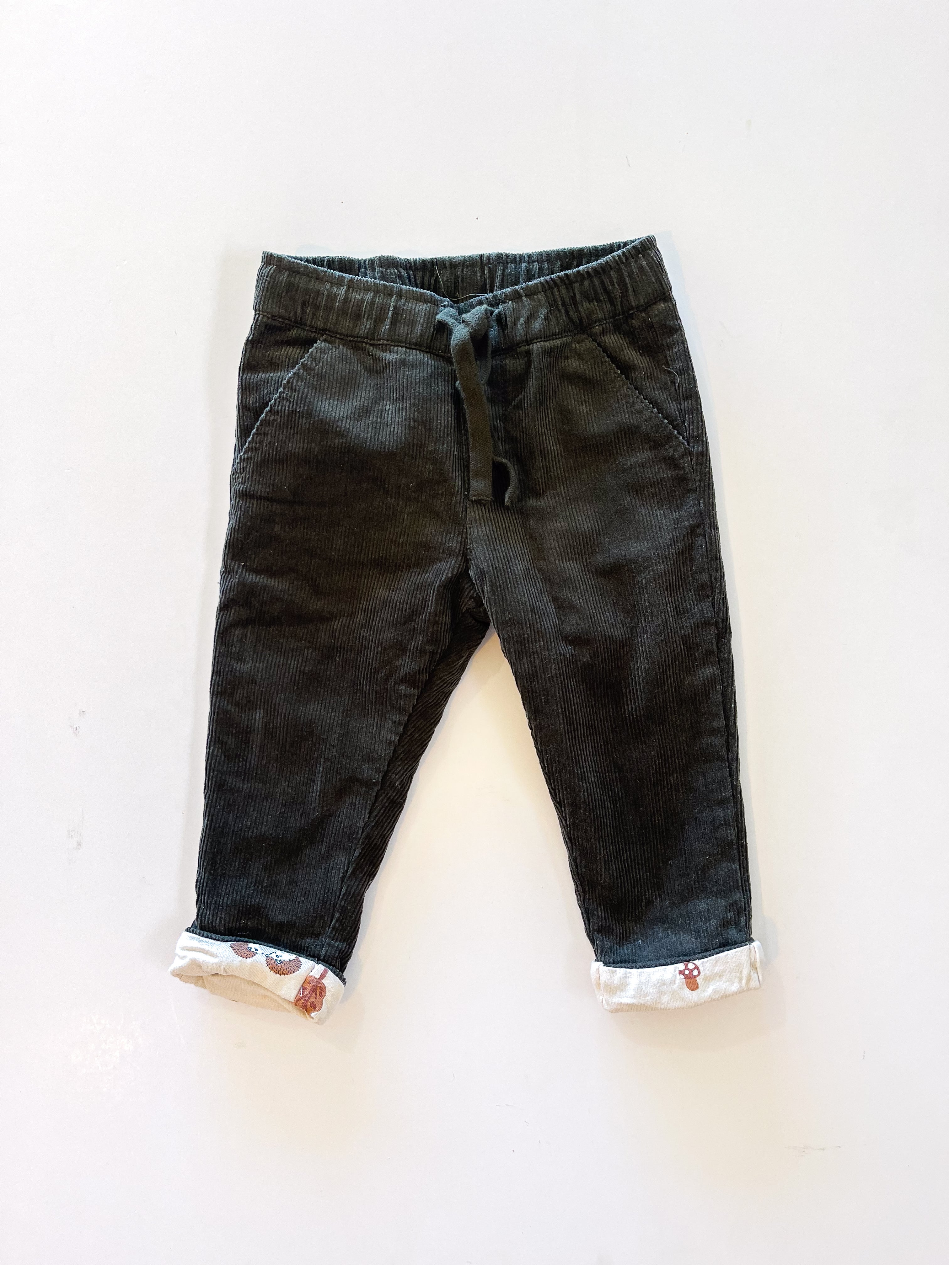 Teeny Weeny cotton lined cord pants (6-12m)