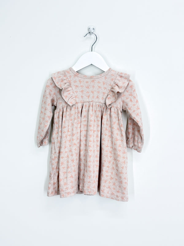 Teeny Weeny long sleeve rib dress (12-18m)
