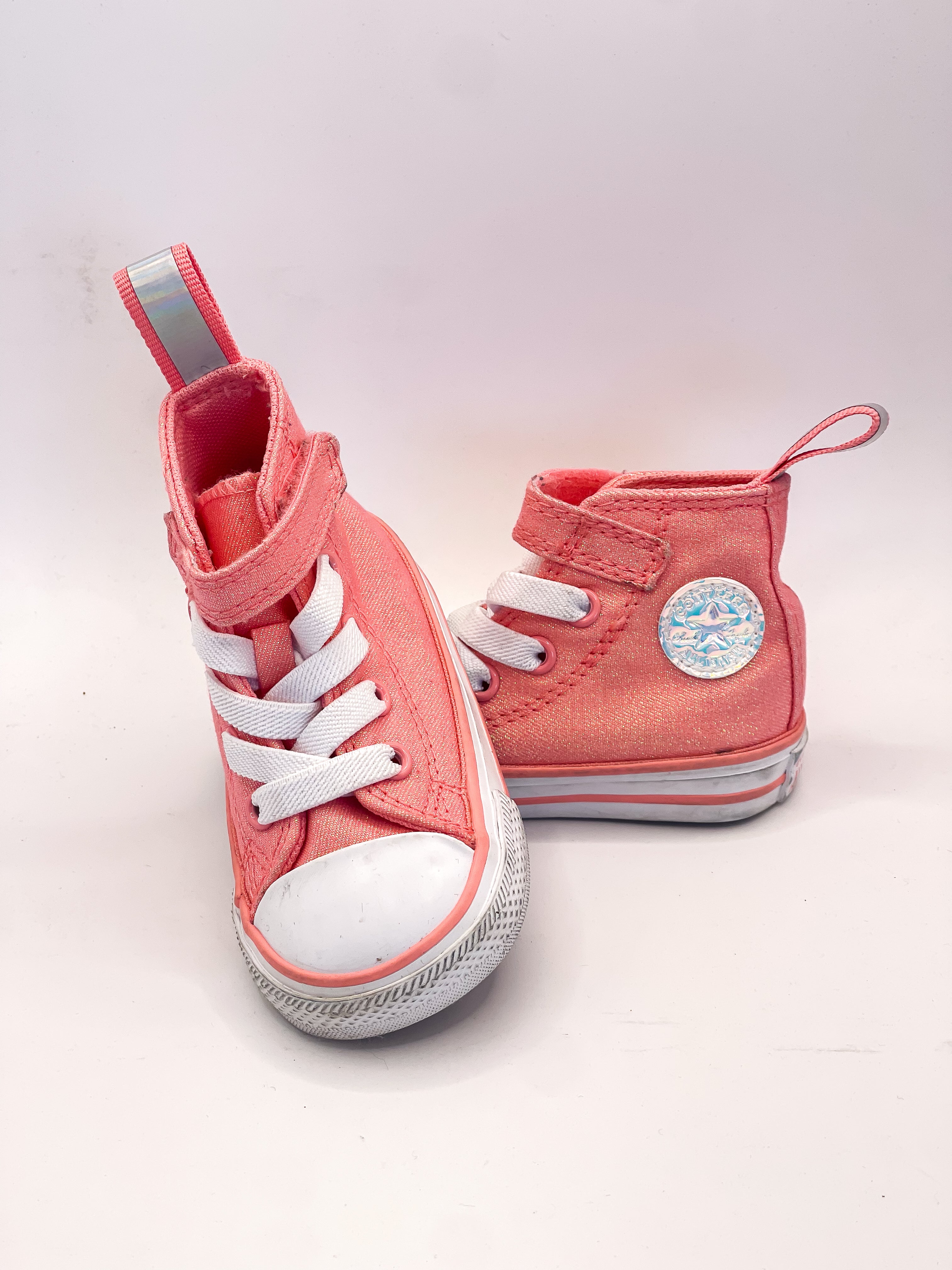 Converse CTAS hi top pink glitter (4uk)