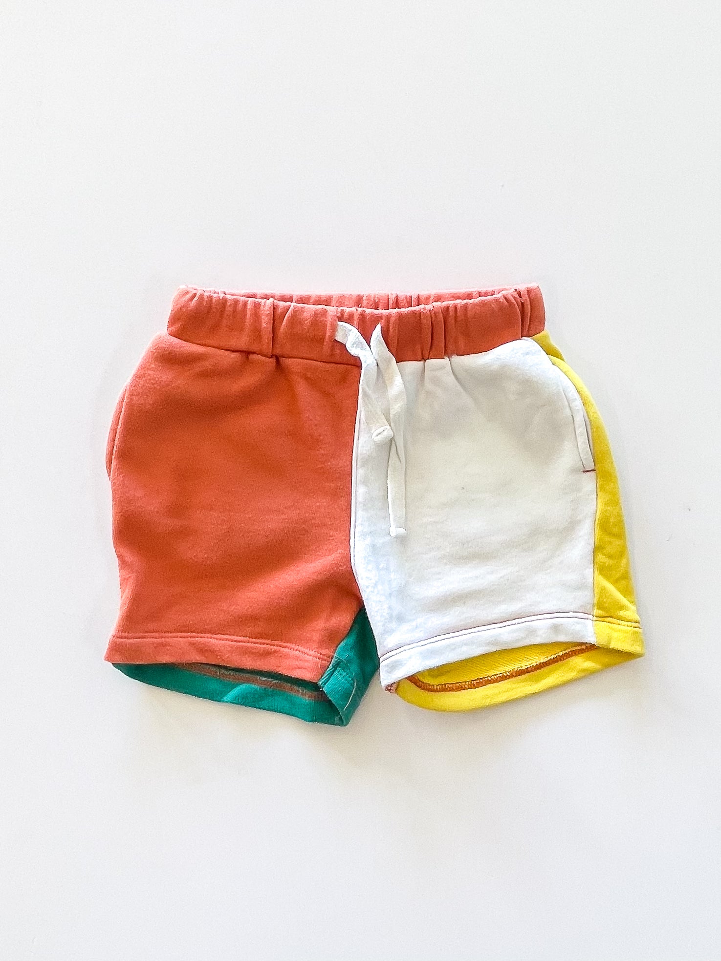 Teeny Weeny colour block cotton shorts (12-18m)