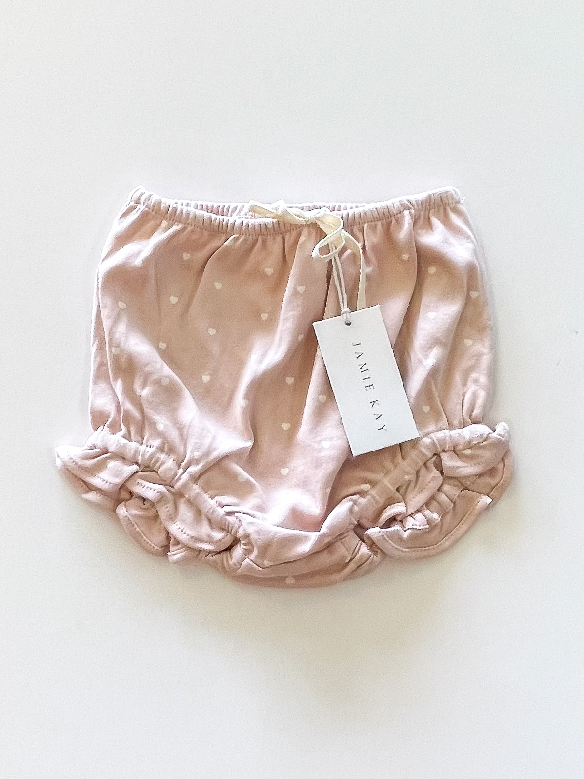 BNWT Jamie Kay organic bloomers - mon amour rose (2y)