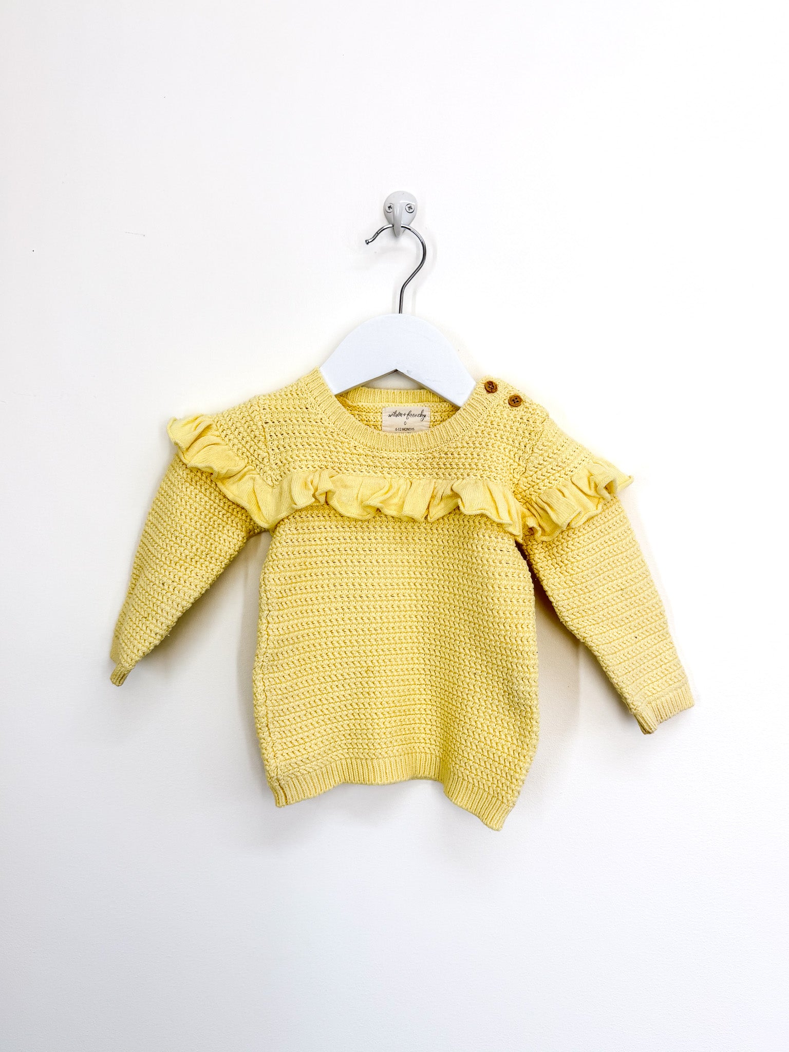 Wilson & Frenchy ruffle knit jumper (6-12m)