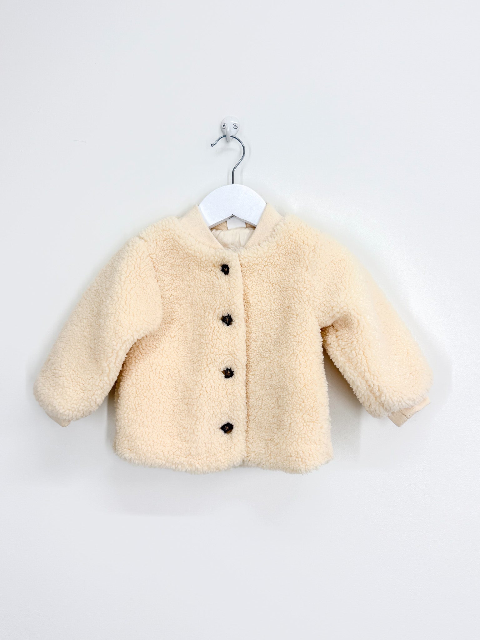 Seed Heritage teddy sherpa jacket (6-12m)