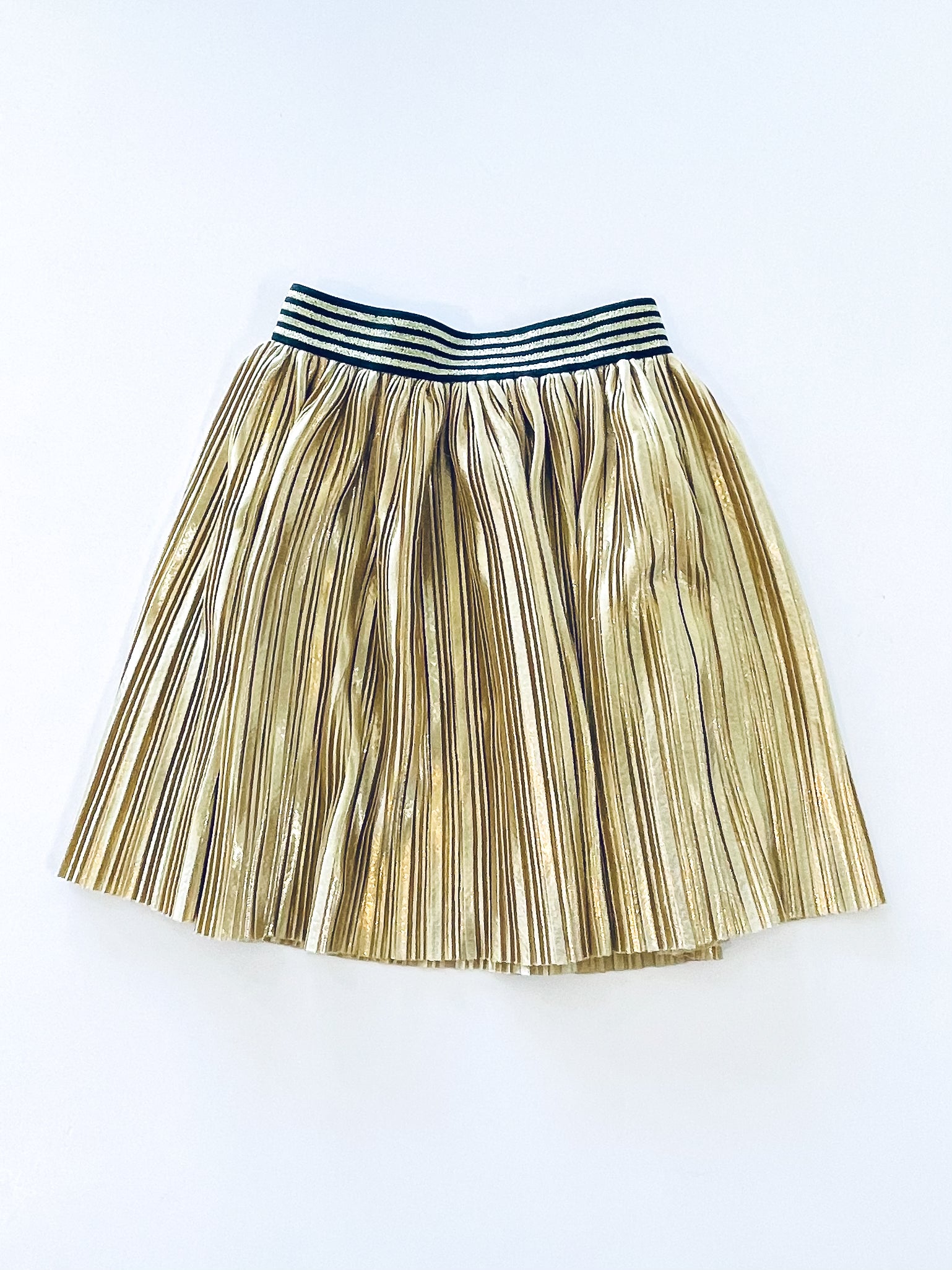 Cotton On Kids gold pleat skirt (1-2y)