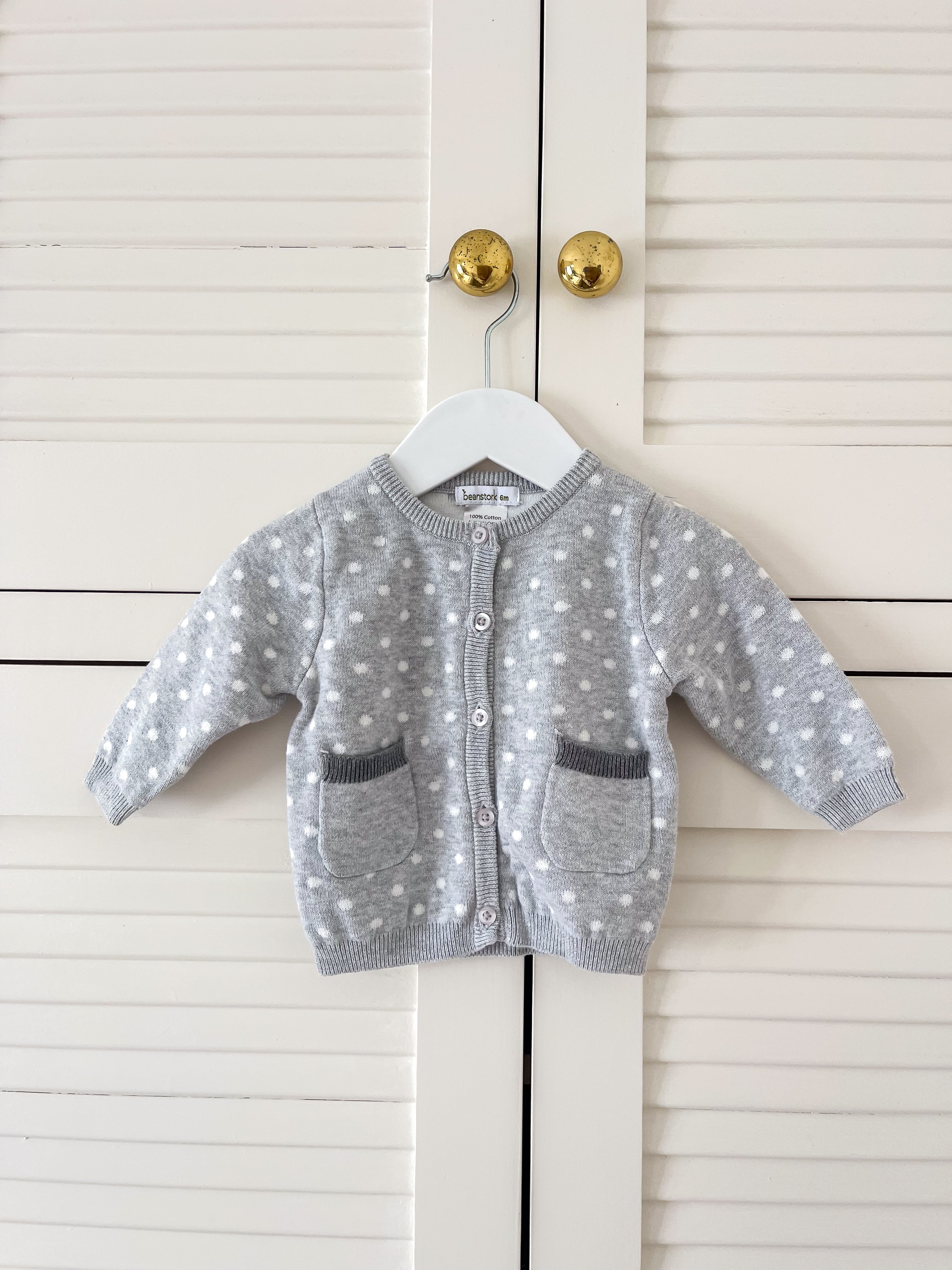 Beanstork knit cardigan (6m)
