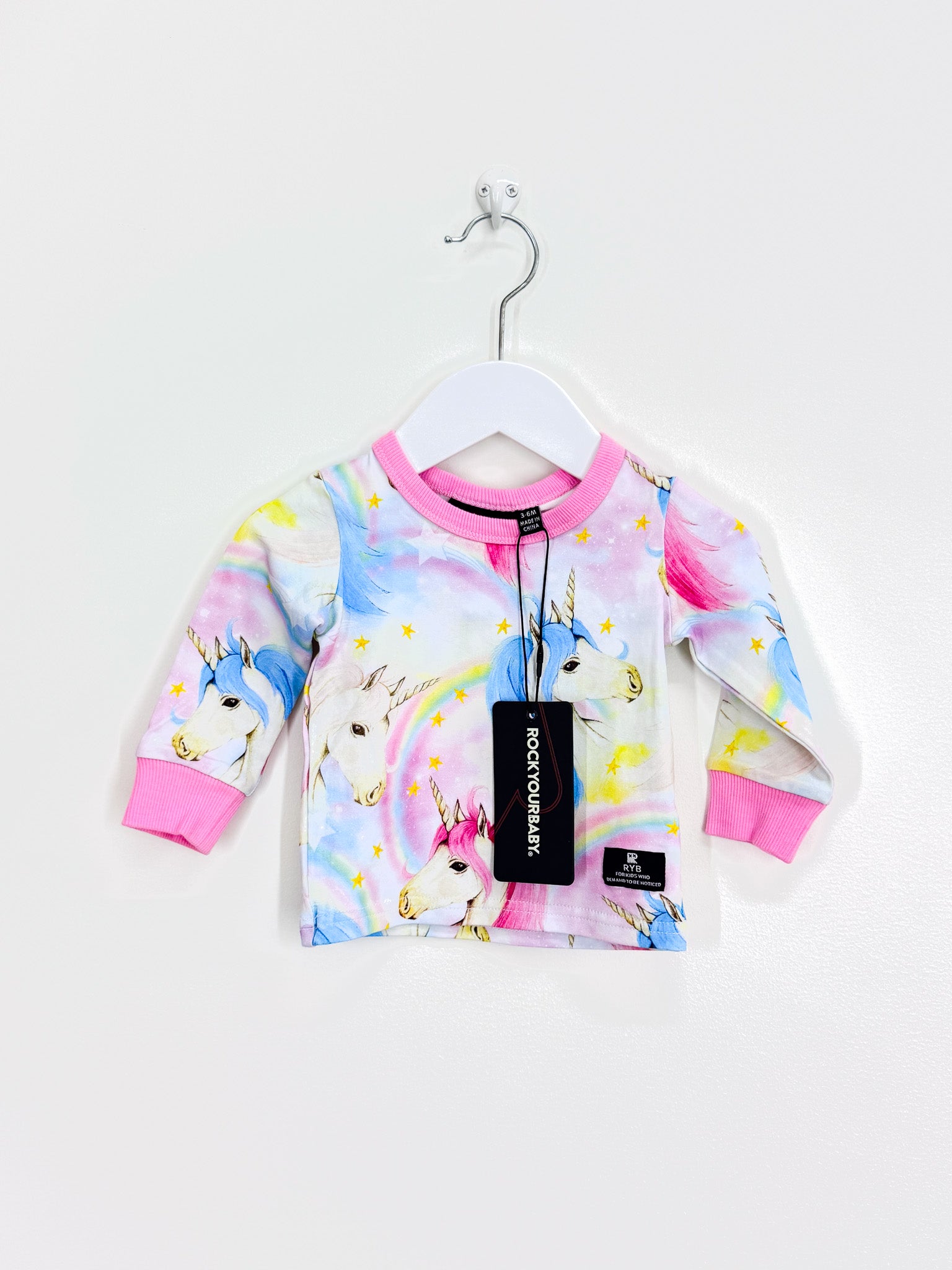 BNWT Rock Your Baby long sleeve fantasia tee (3-6m)