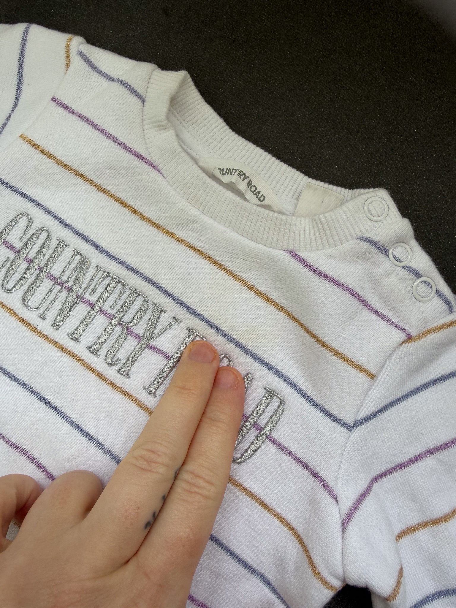 Country Road heritage organic sweatshirt (0-3m)