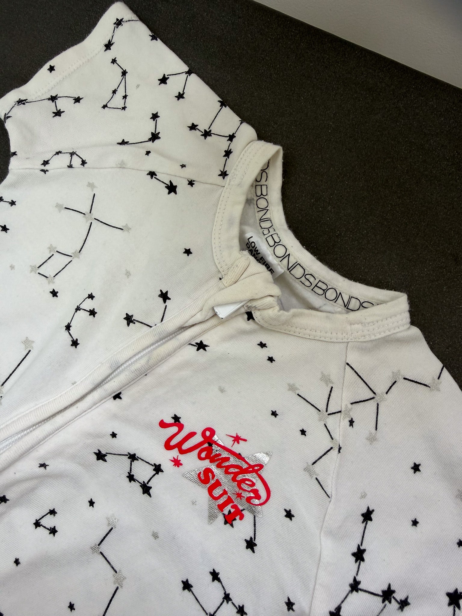 Bonds wondersuit - constellations (3-6m)