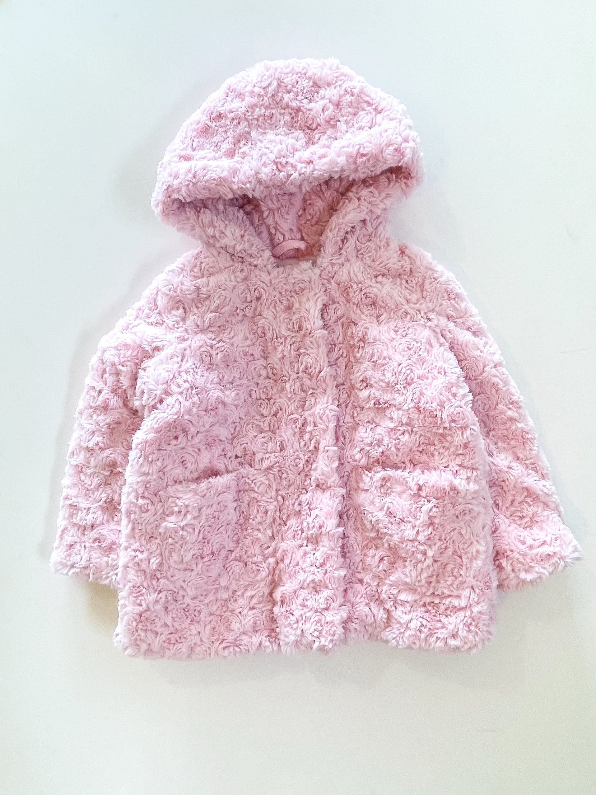 DKNY faux fur jacket (2y)