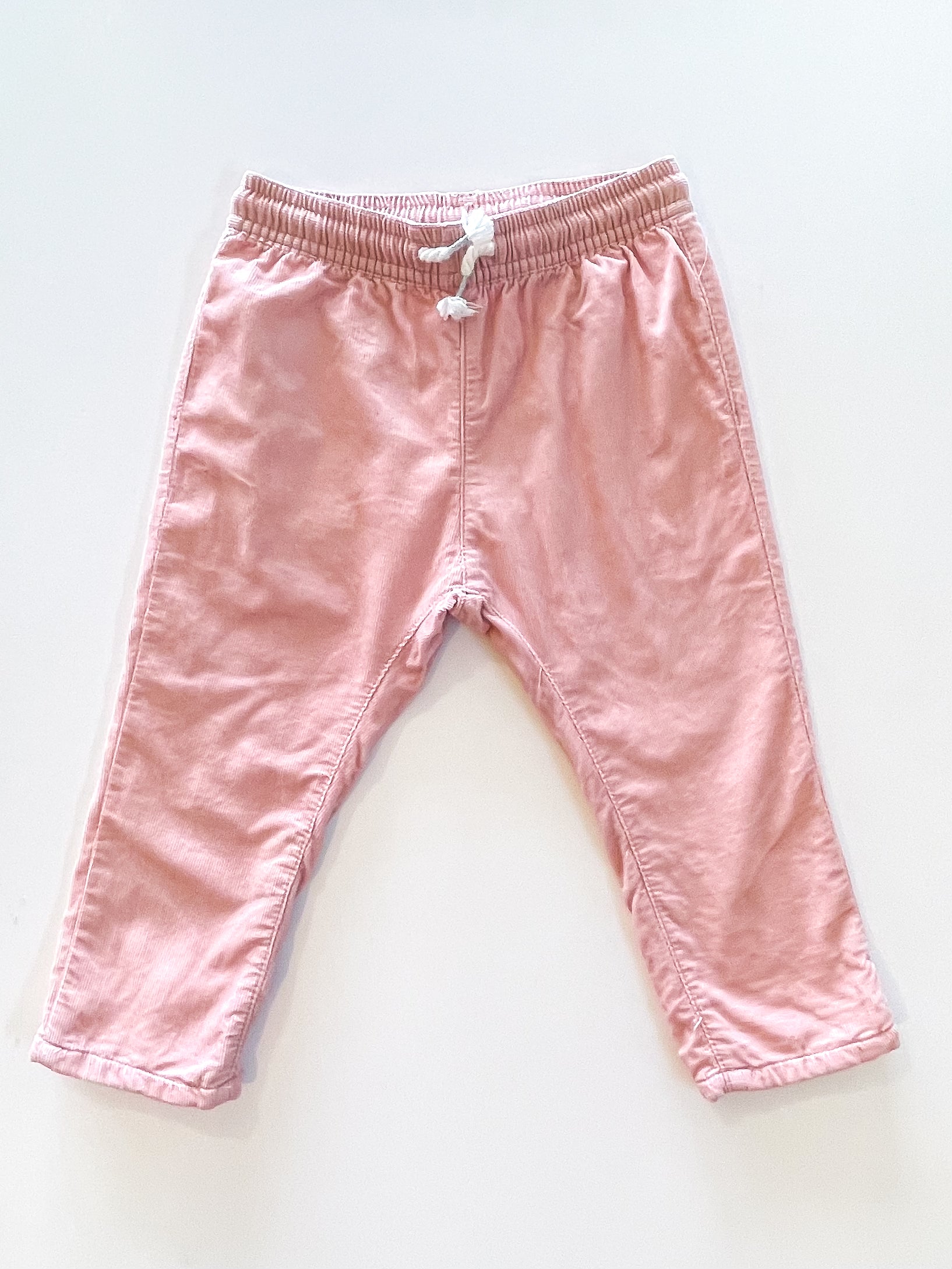 H&M lined pincord drawstring pants (9-12m)