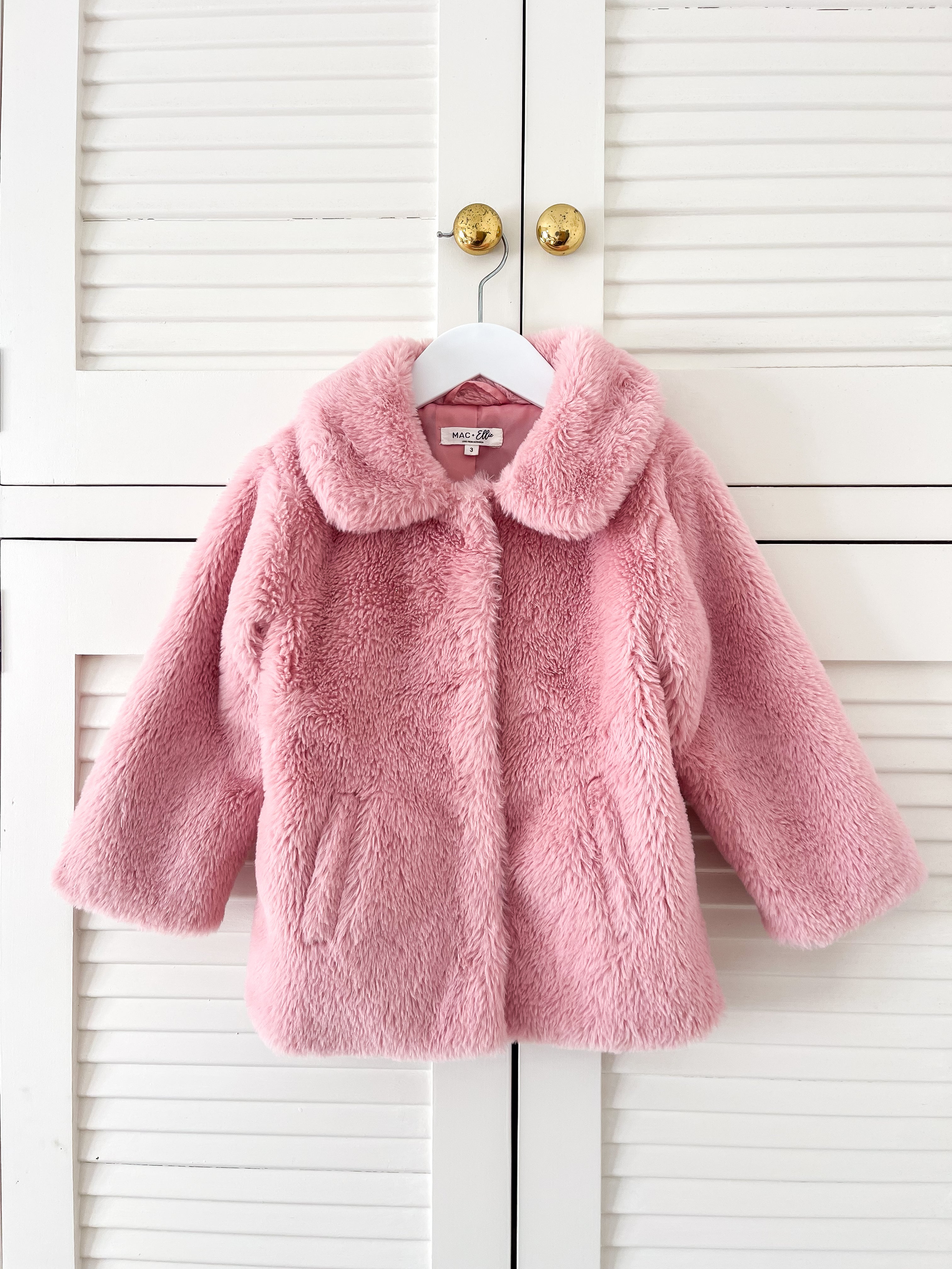 Mac & Ellie faux fur jacket (3y)