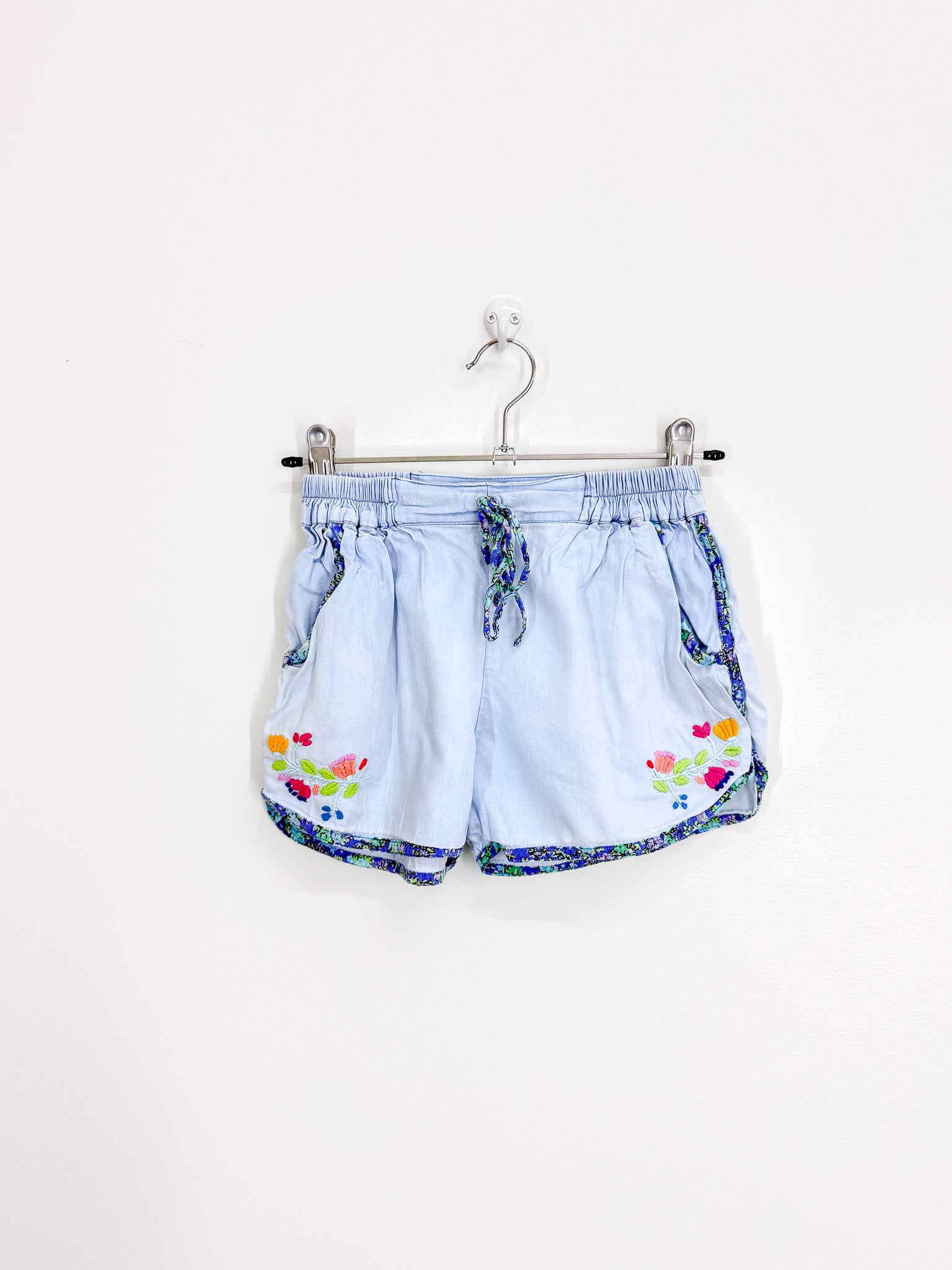 Coco & Ginger embroidered chambray shorts (4y)