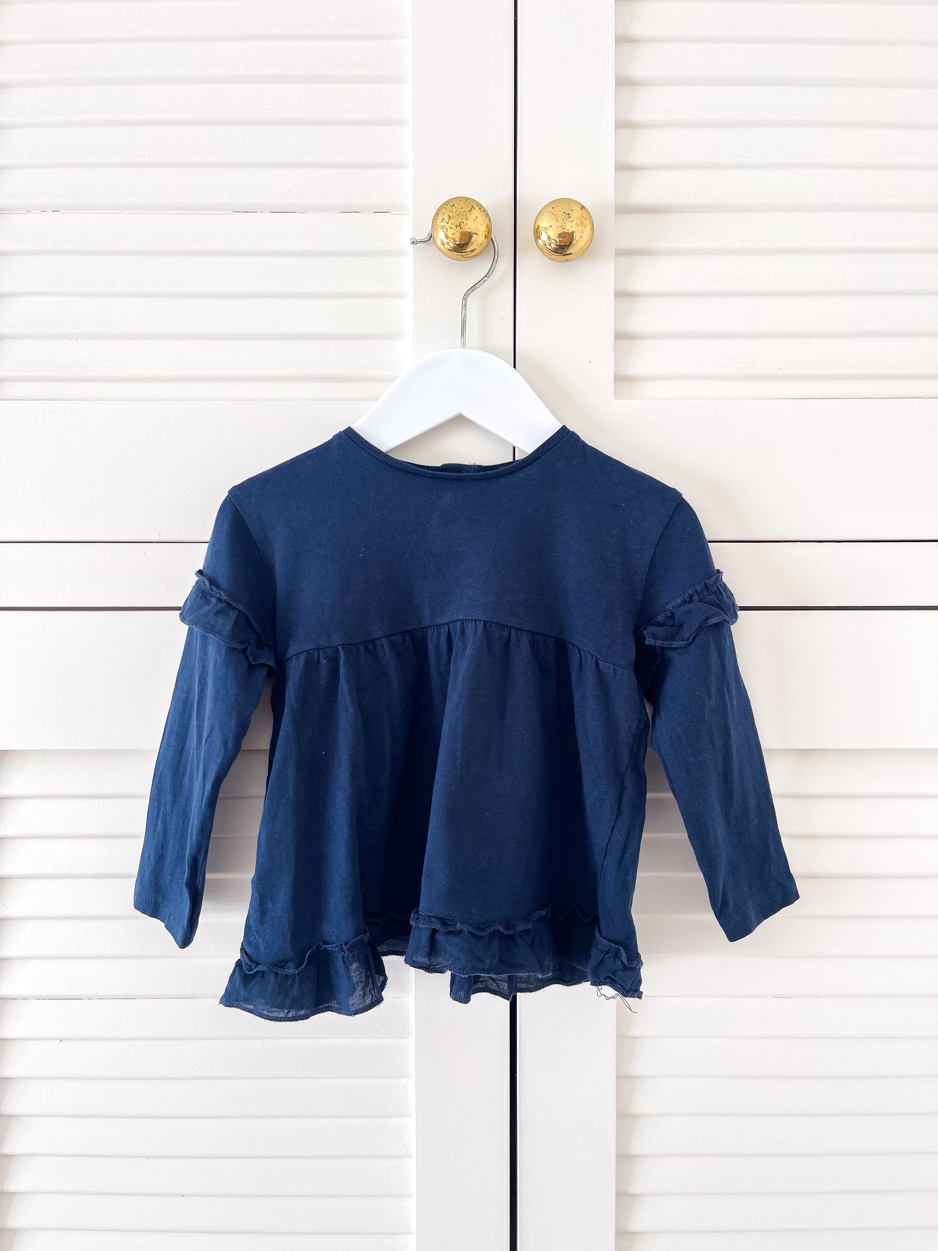 Zara long sleeve smock top (9-12m)