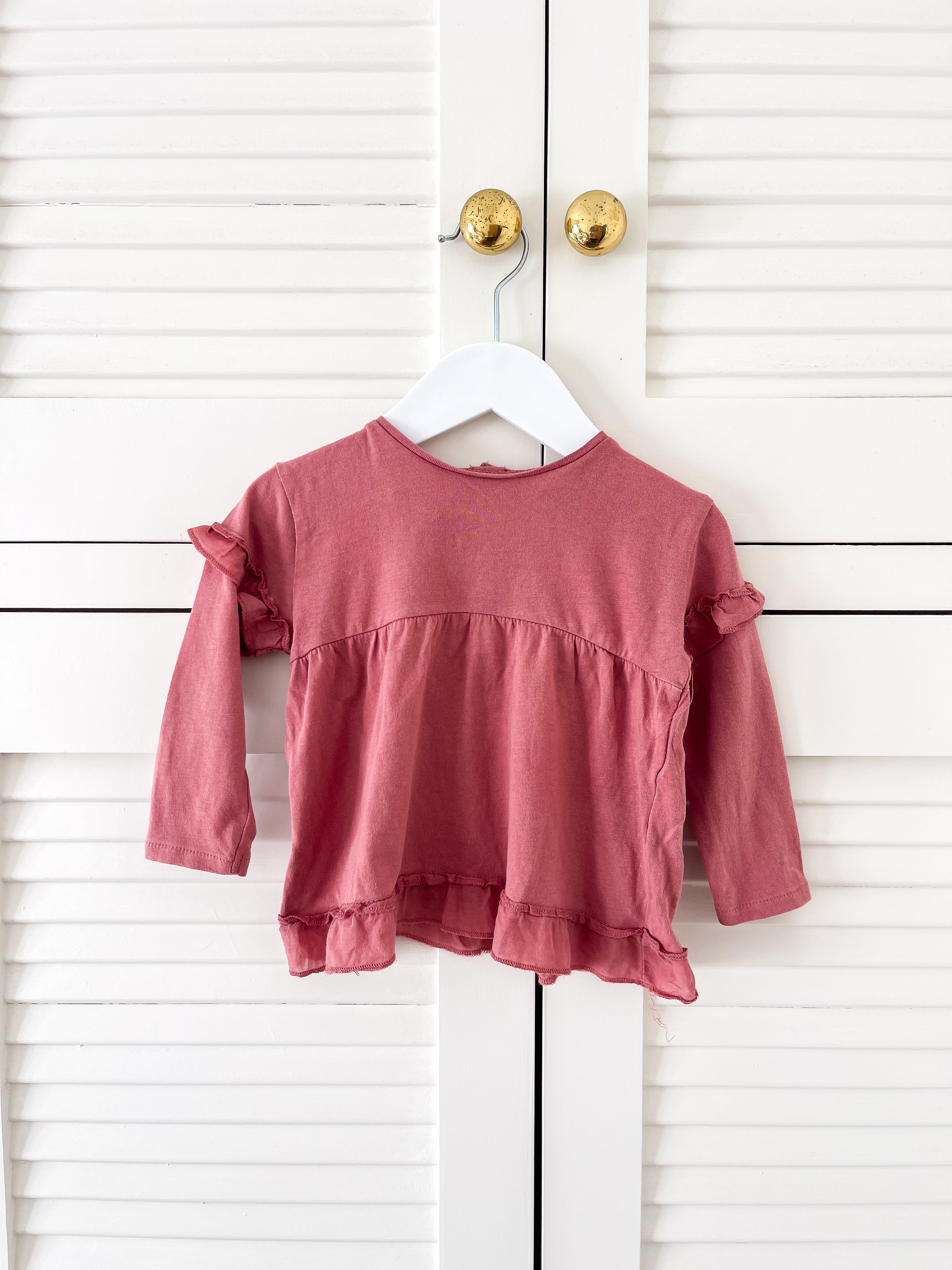 Zara long sleeve smock top (6-9m)