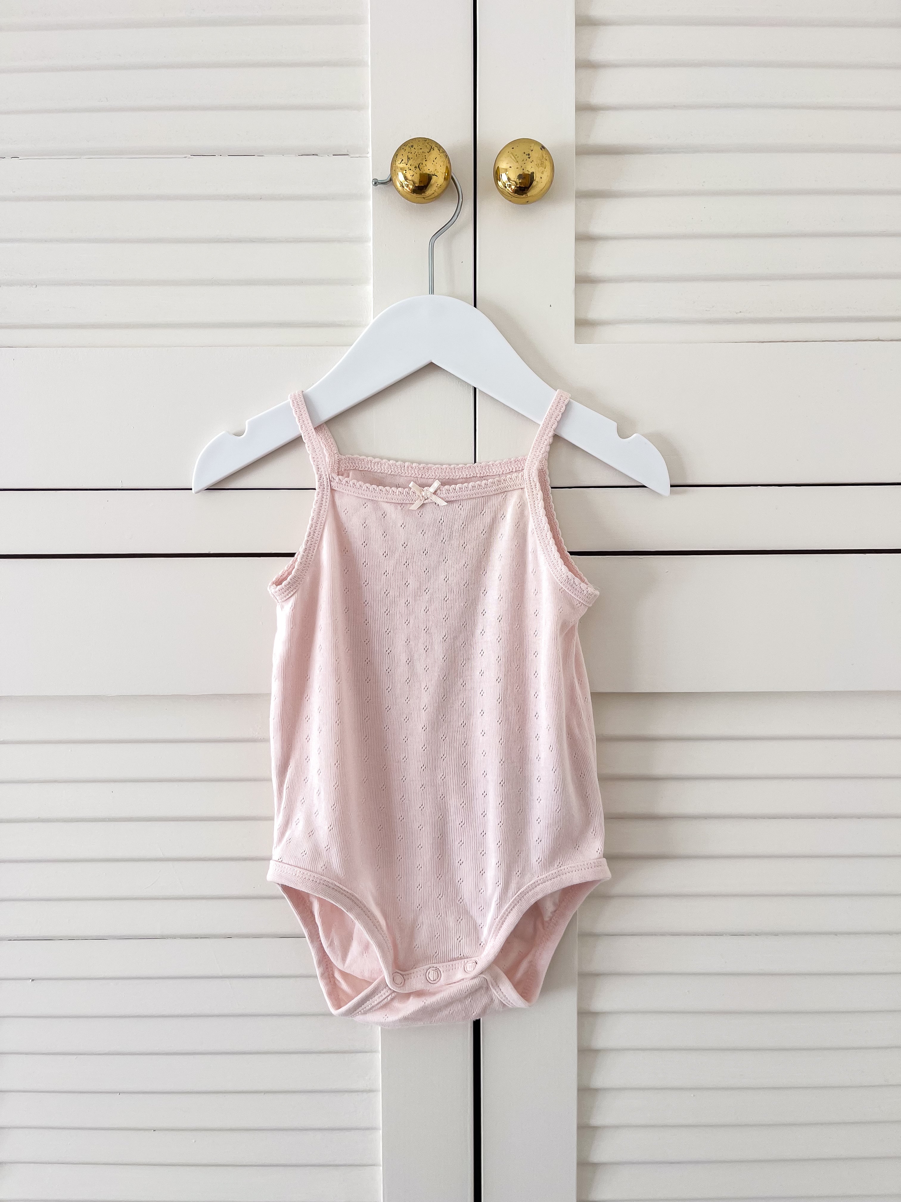 H&M organic pointelle singletsuit (9-12m)