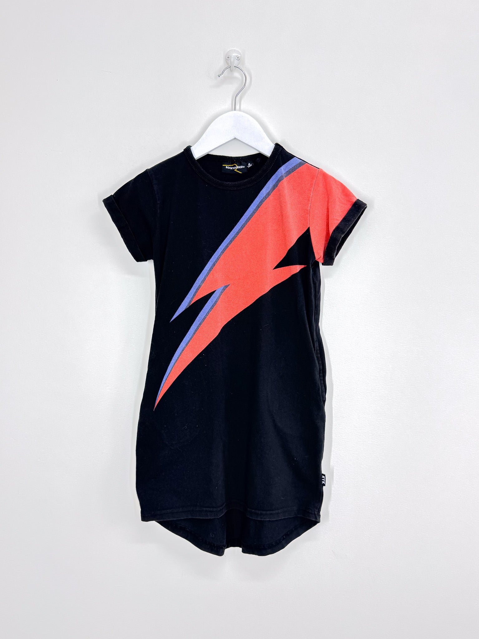 Rock Your Kid bowie tee dress (6y)