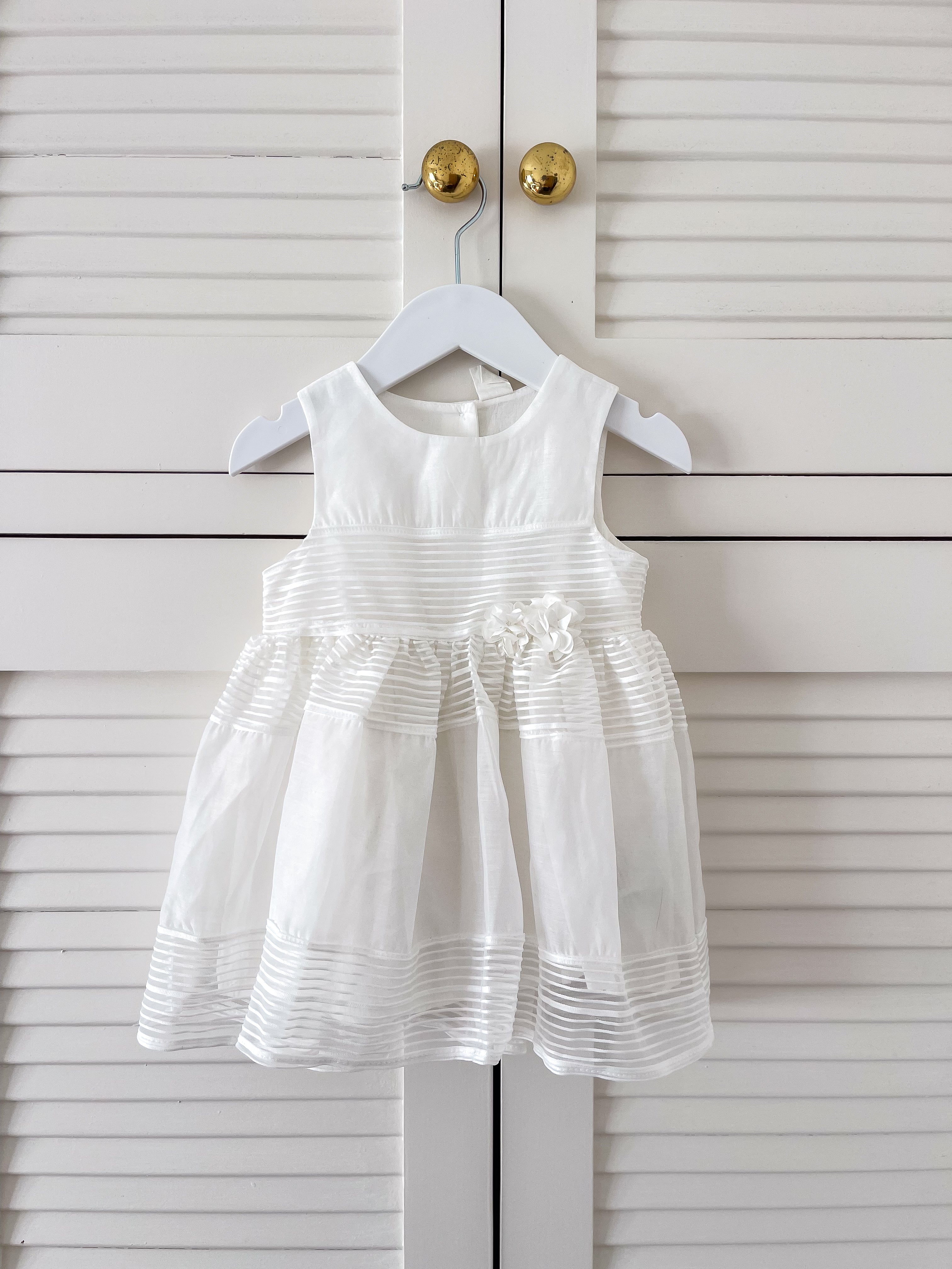 H&M lined occasion dress (6-9m)