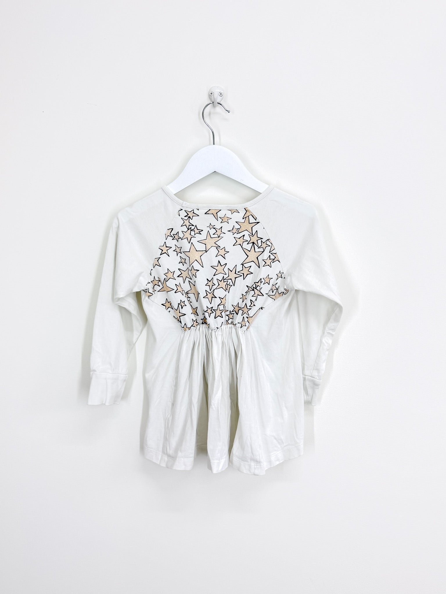 Paper Wings organic gathered back unicorn tee (6y)