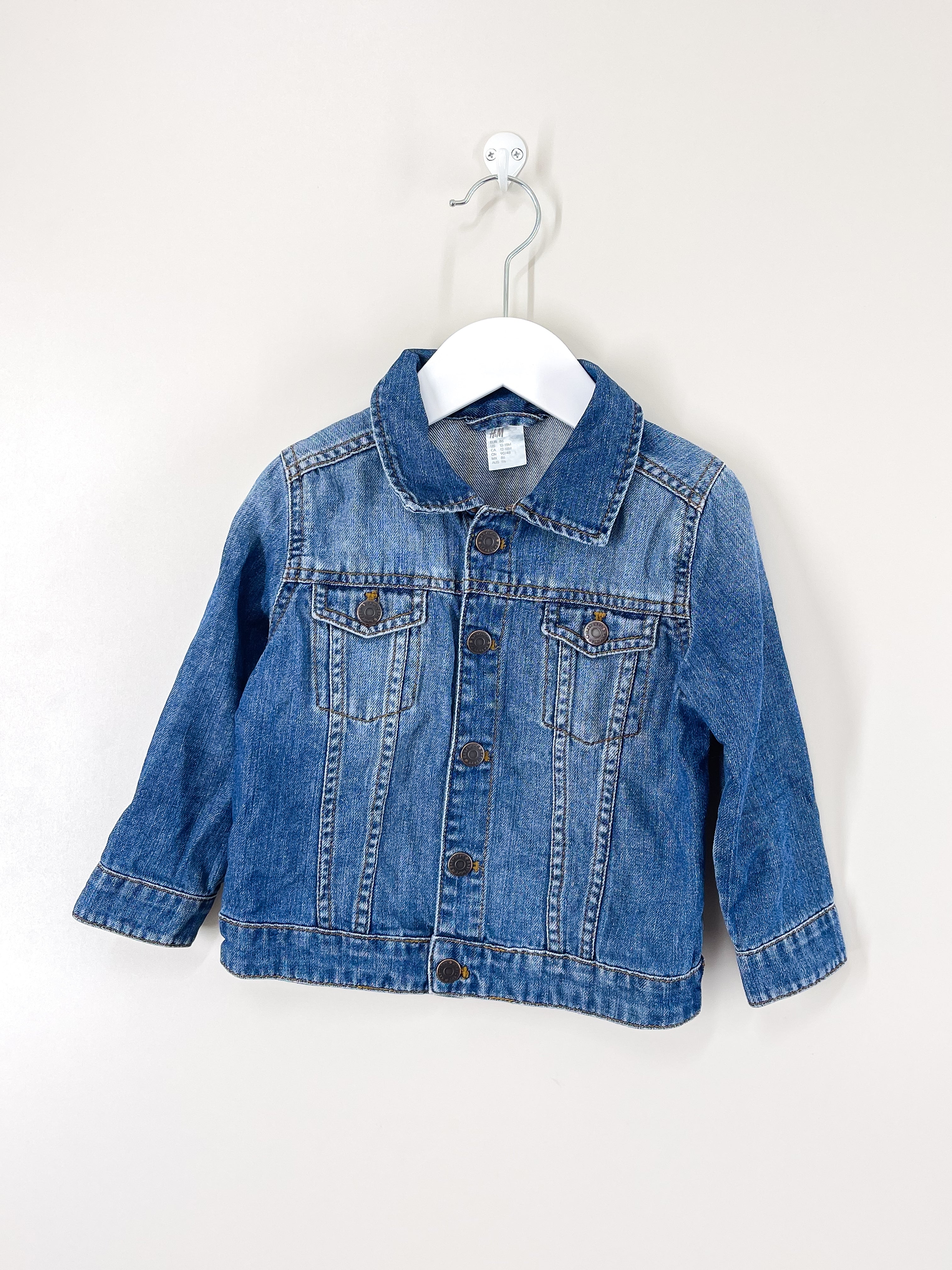 H&M classic denim jacket (12-18m)