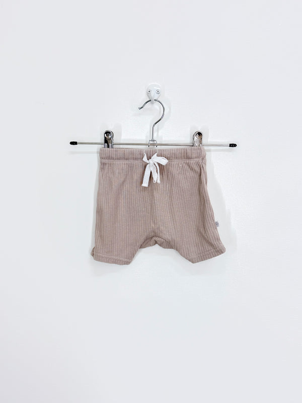 Teeny Weeny rib shorts (3-6m)