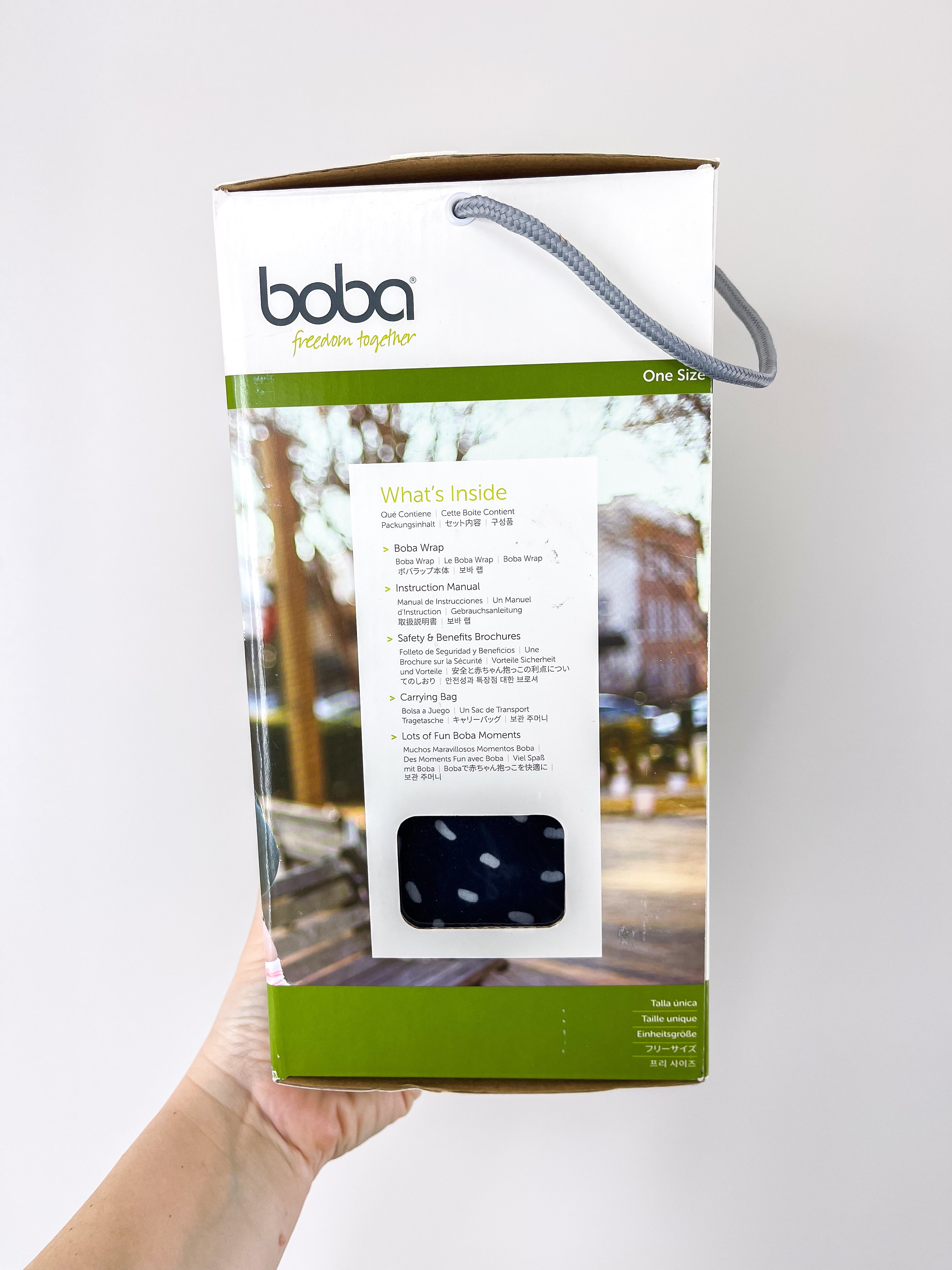 Boba wrap carrier - serville print