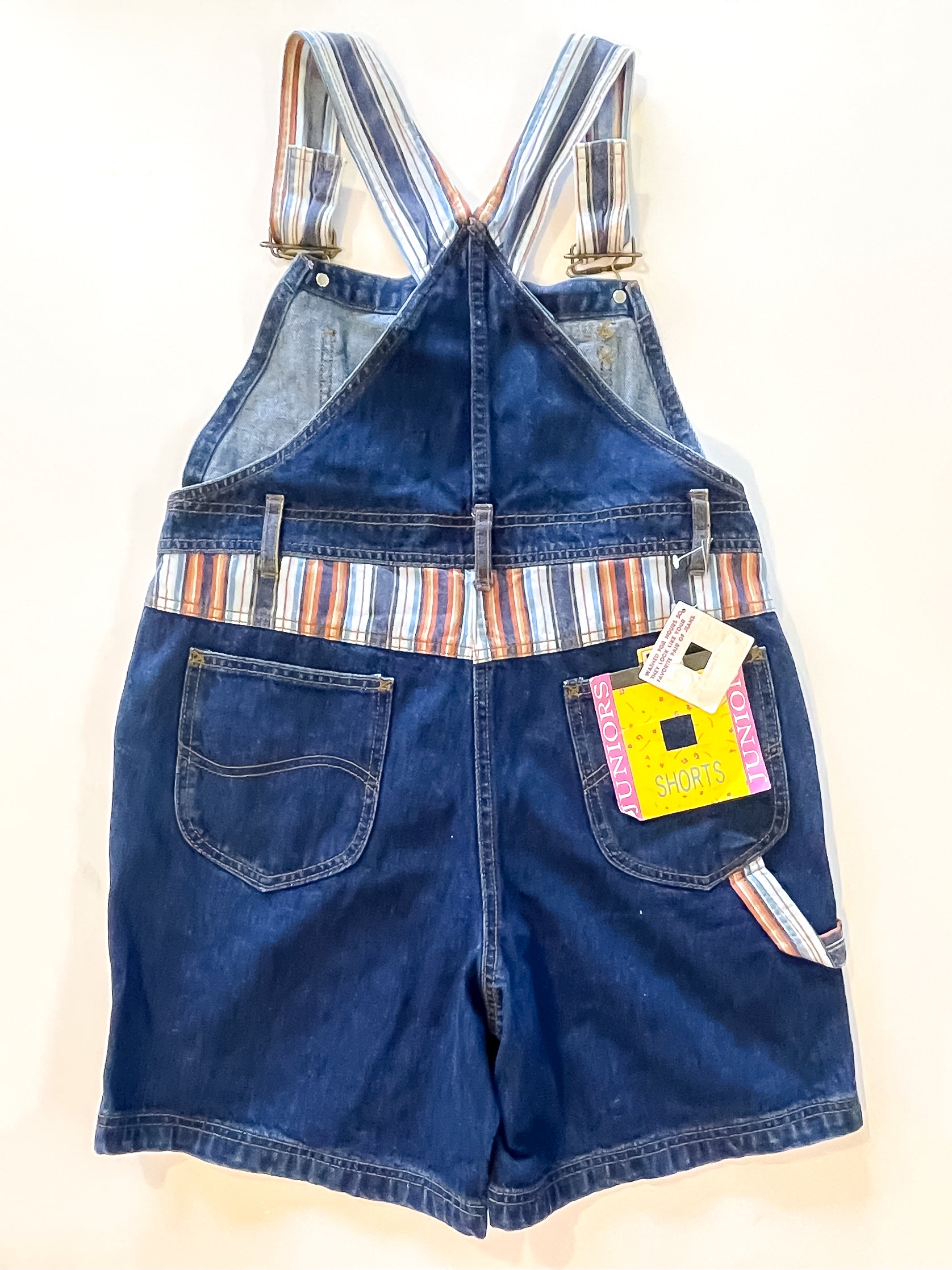 BNWT Vintage Lee Juniors retro strap denim overalls '80s (10-12y)