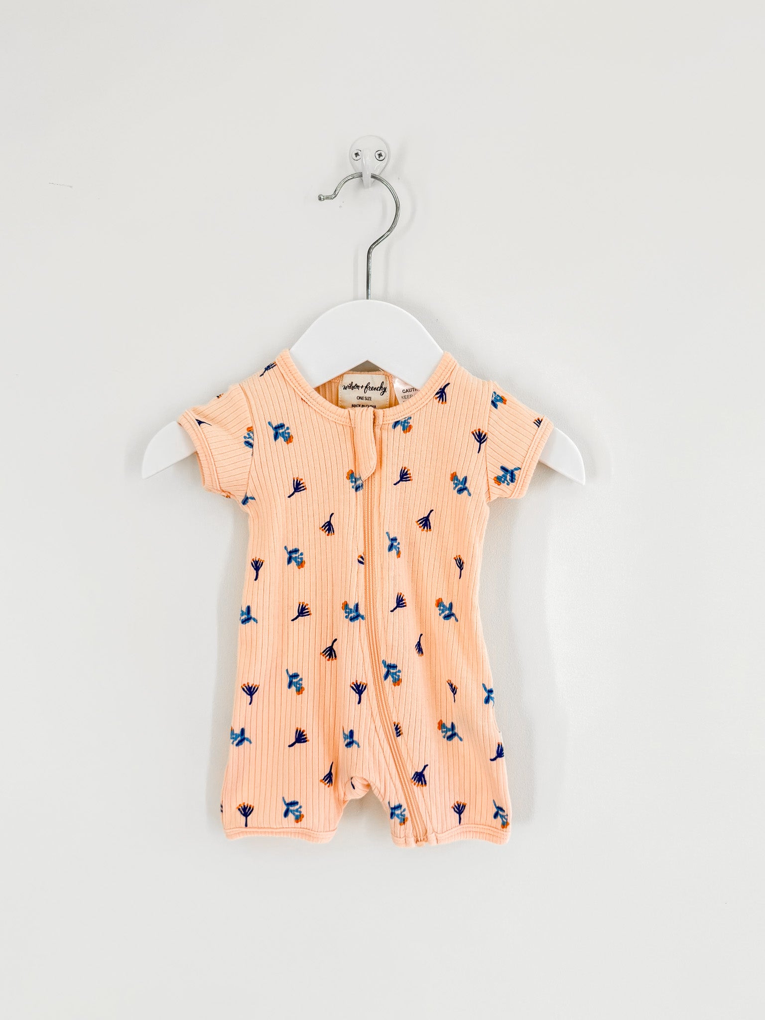 Wilson & Frenchy organic rib zipsuit (newborn)
