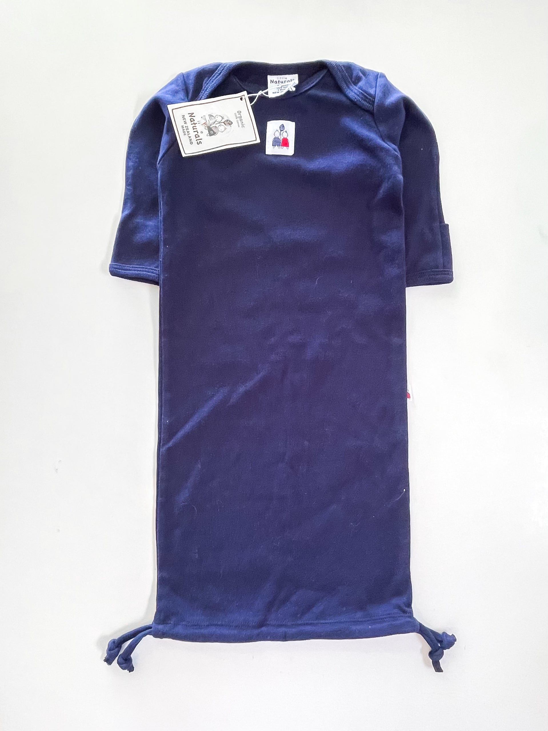 BNWT Little Natures organic sleep gown (3m)