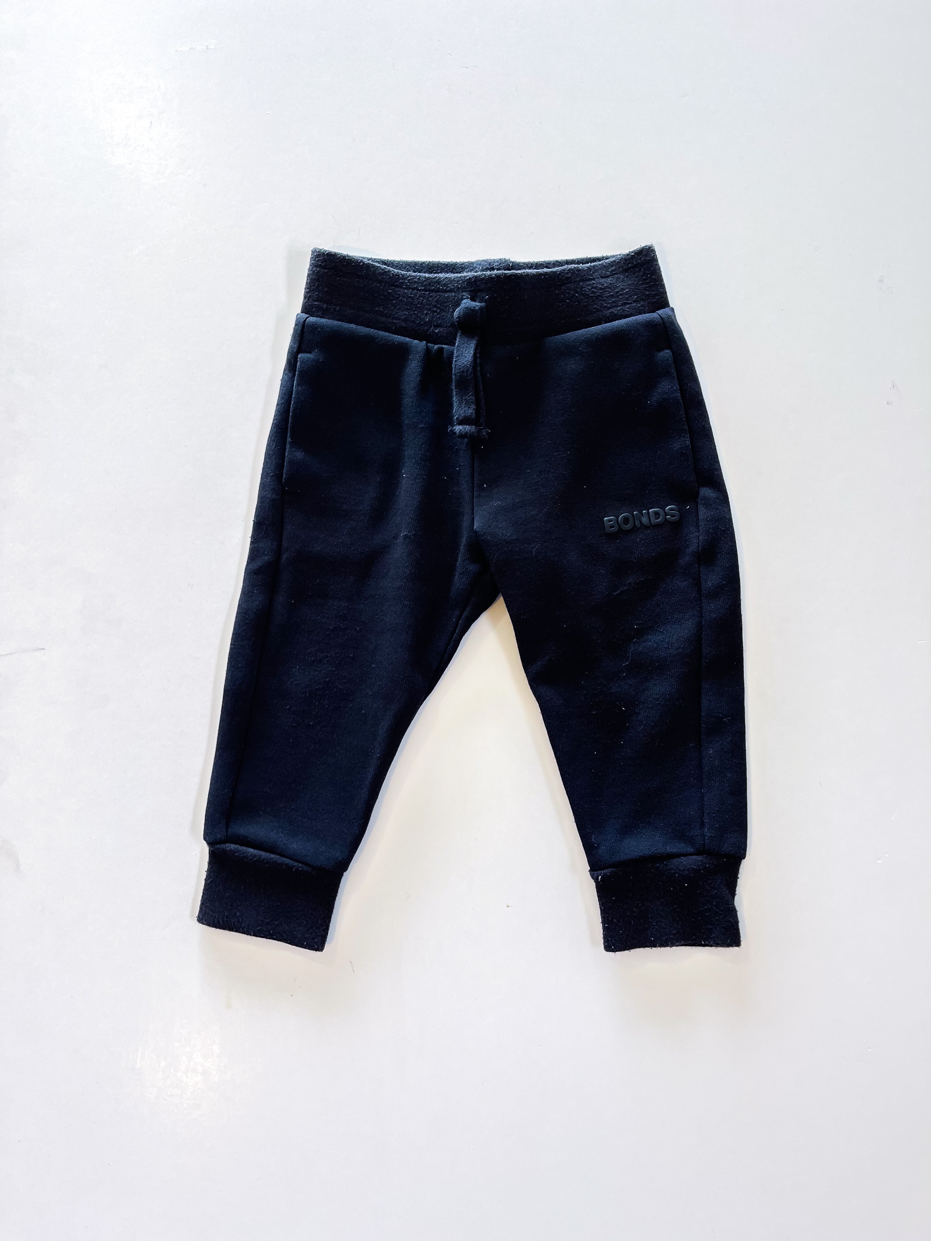 Bonds tech trackies - black (6-12m)
