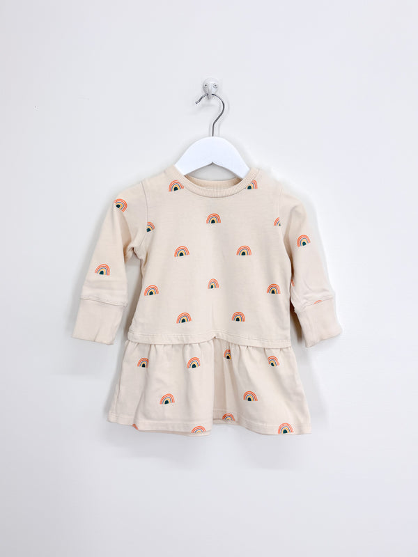 Wilson & Frenchy rainbow long sleeve dress (12-18m)
