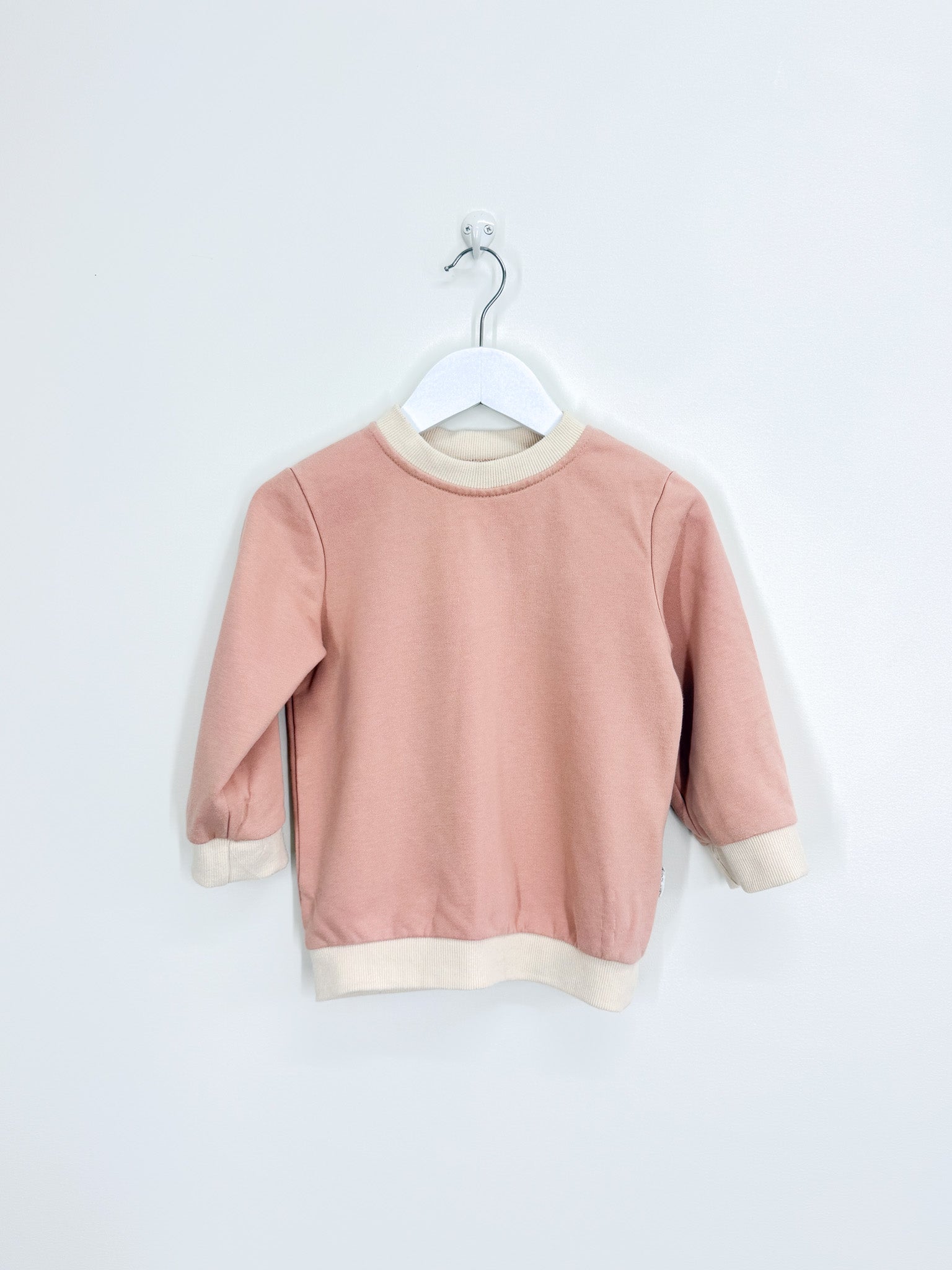 Le Edit 2 tone crew sweatshirt (4y)