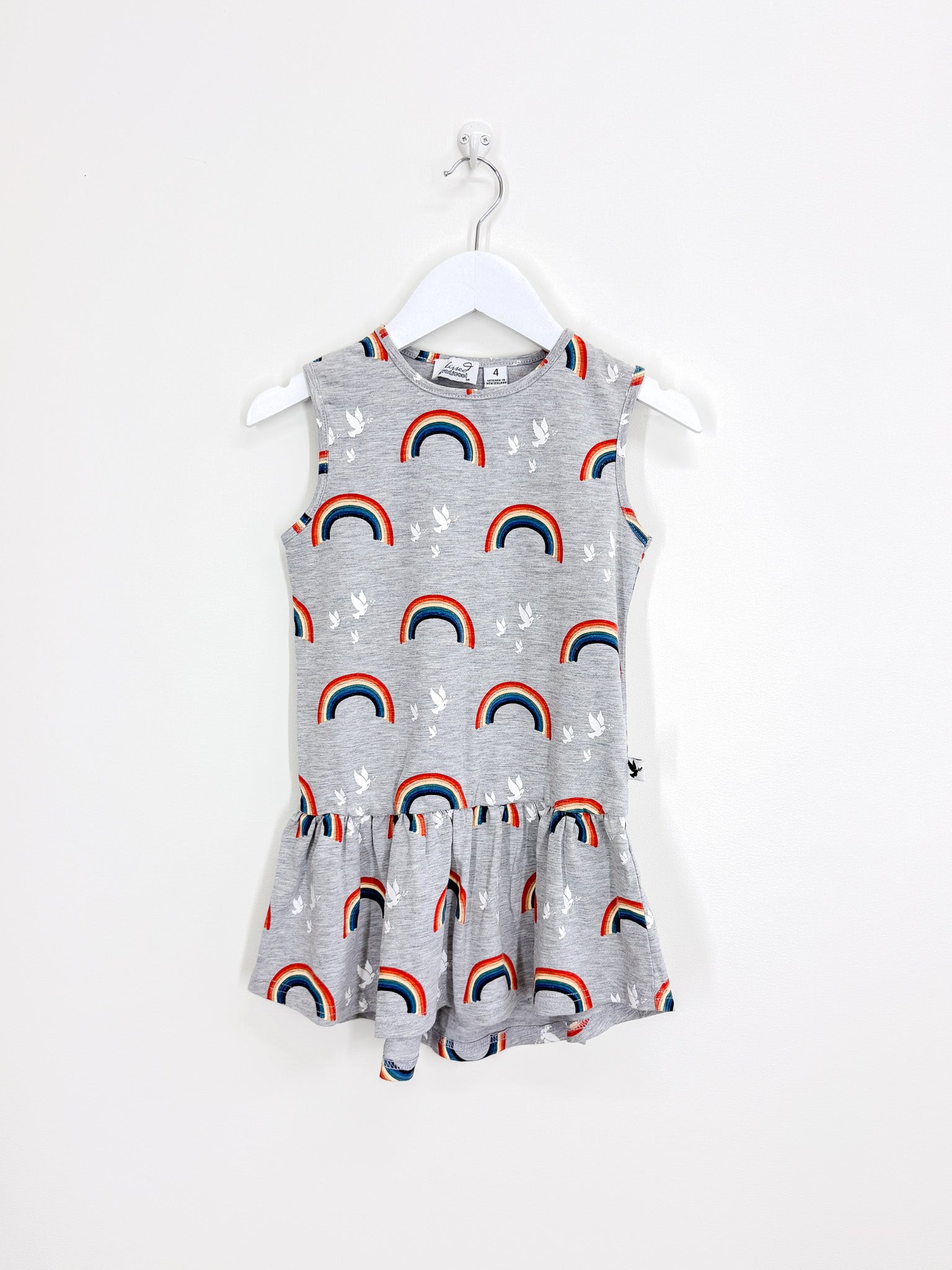Radicool all the rainbows frill dress (4y)