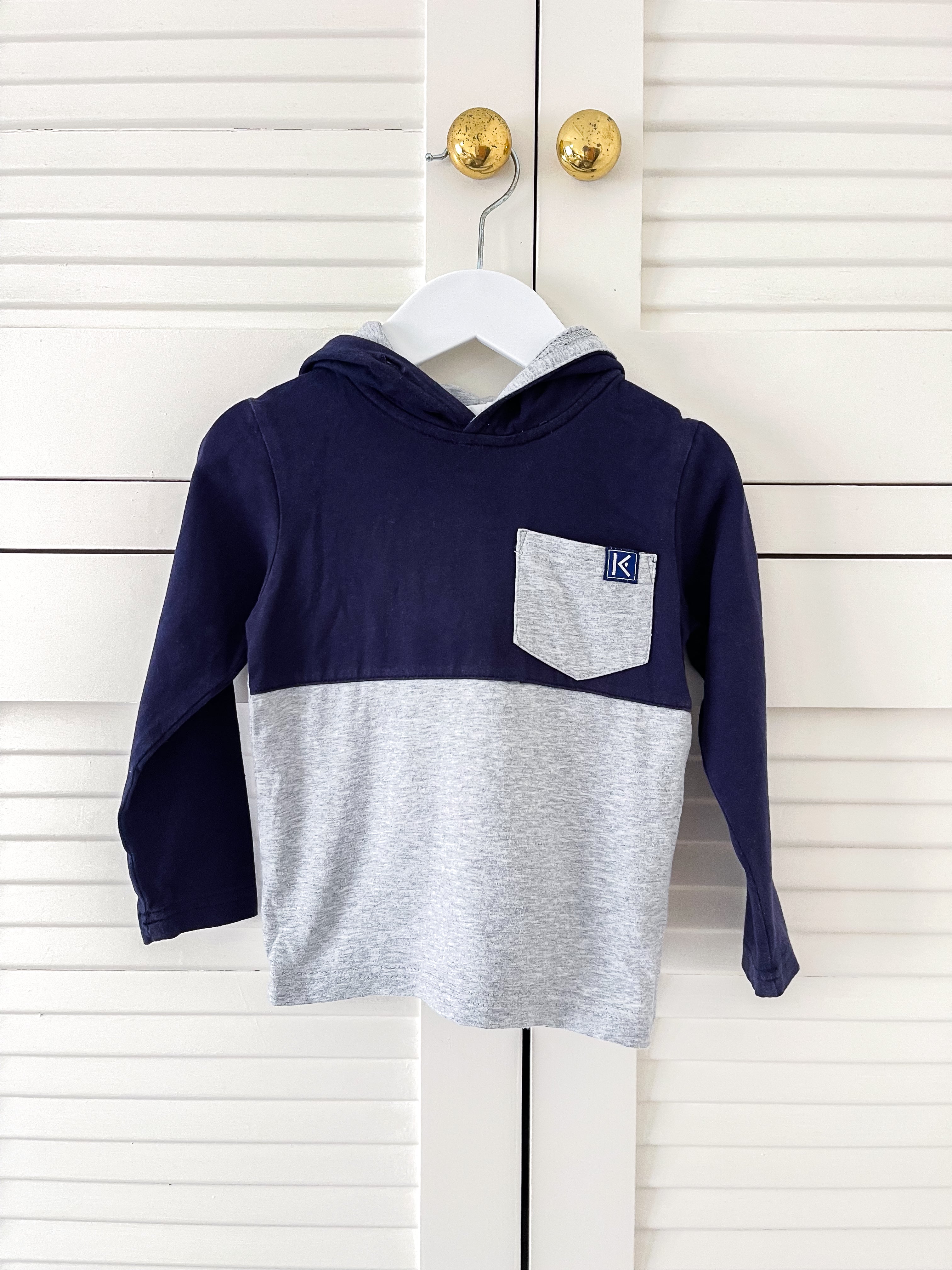 Korango long sleeve hooded tee (2y)