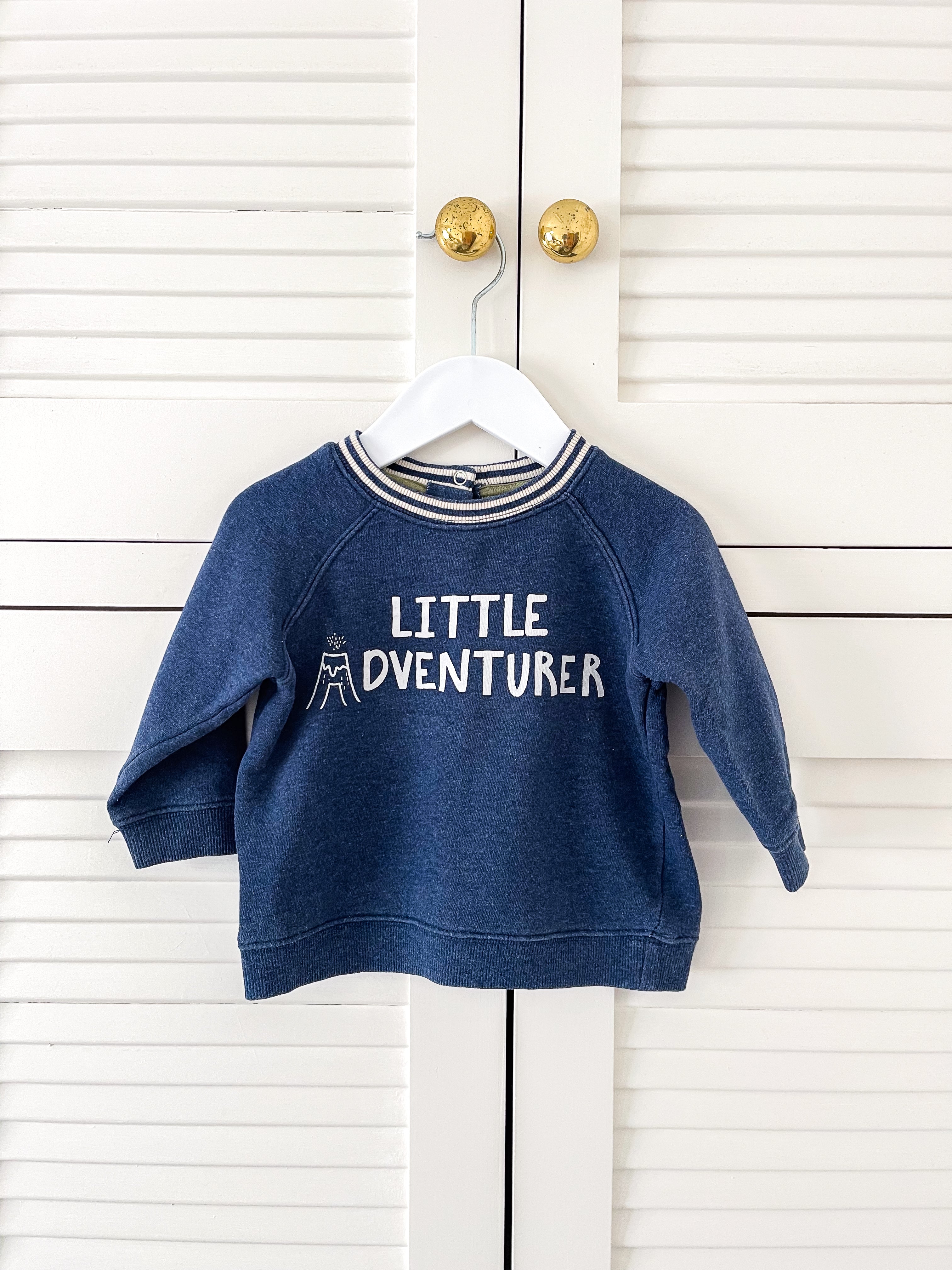 Teeny Weeny little adventurer pullover (12-18m)