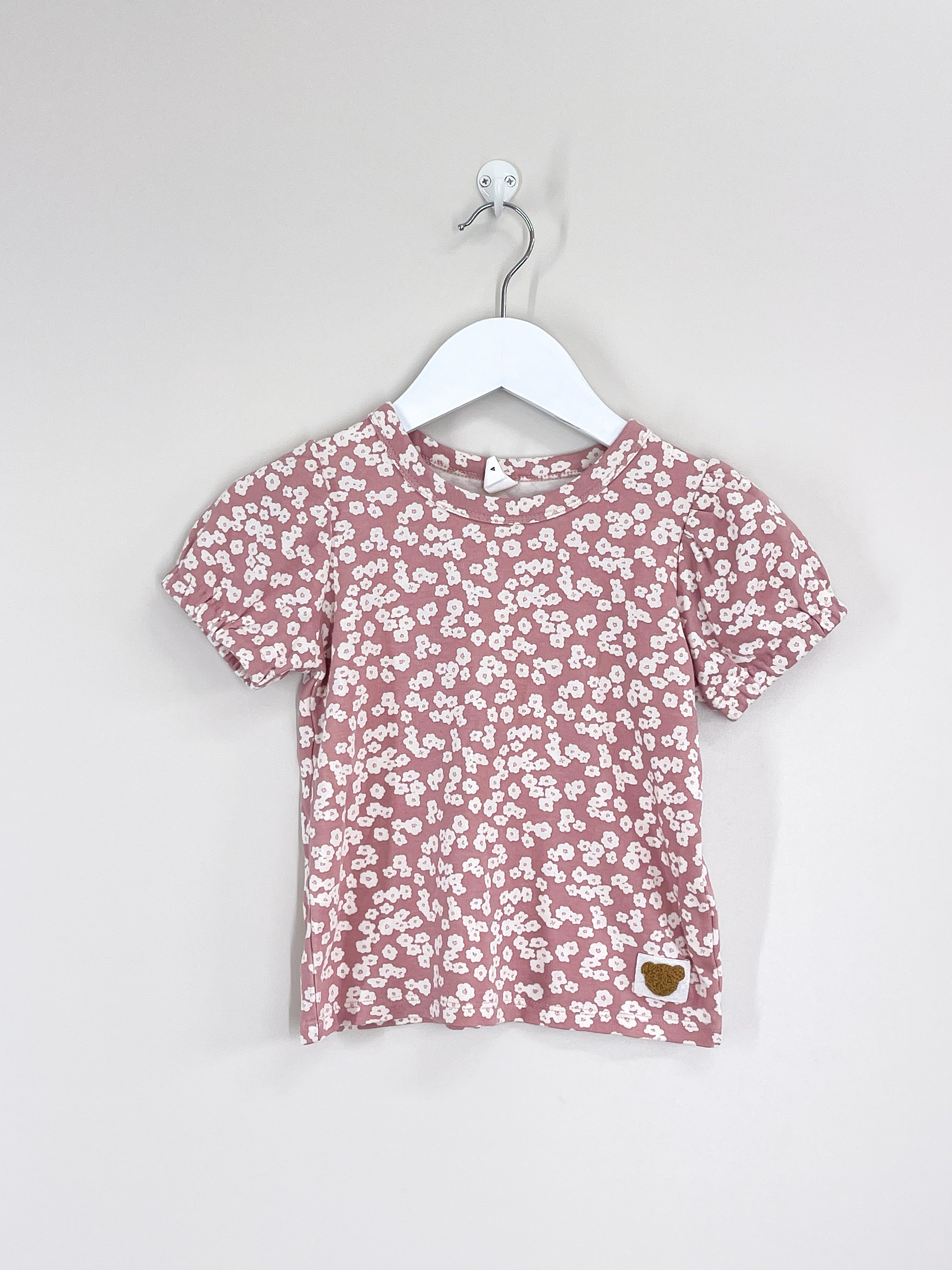 Hux organic basics puff sleeve tee (4y)