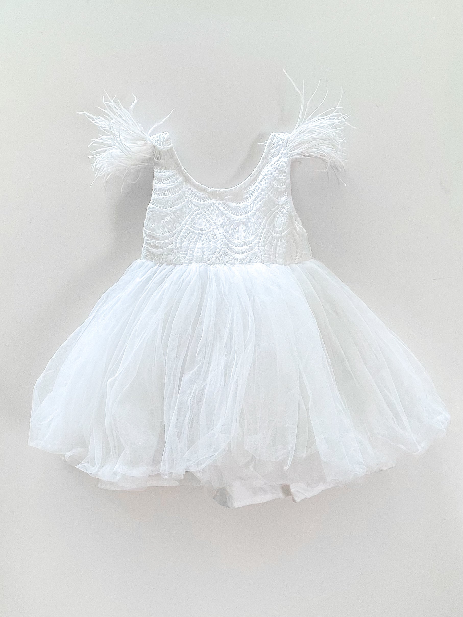 Karibou Kids angeline feather & lace dress (1y)