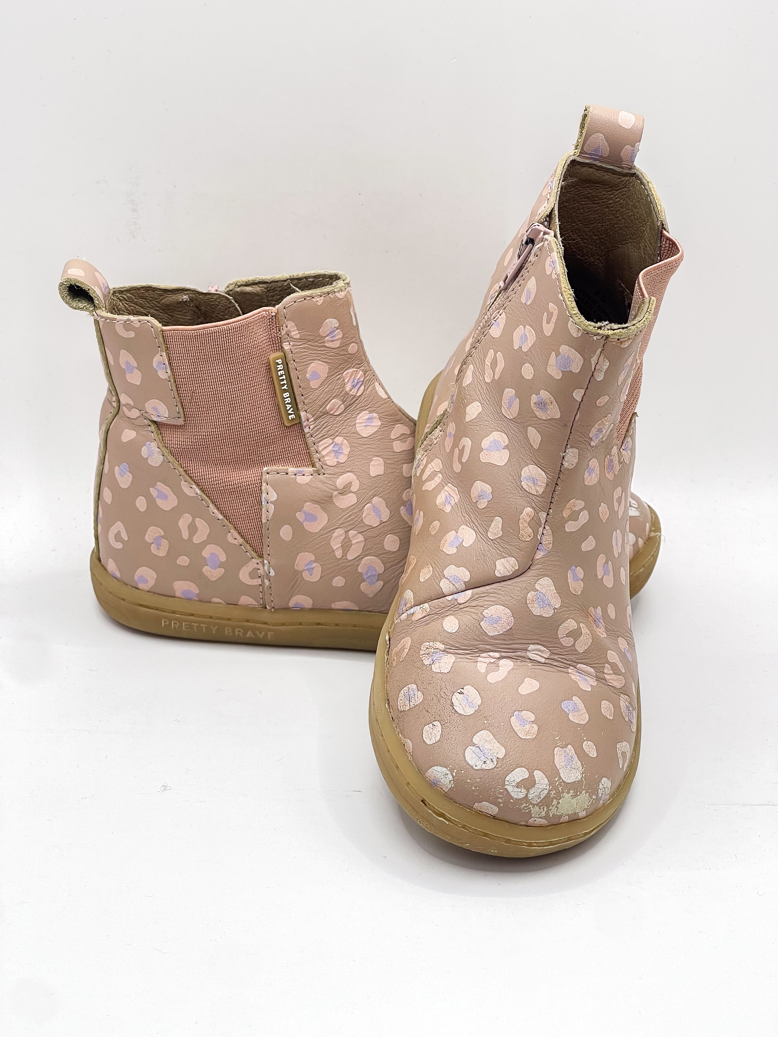 Pretty Brave electric boot - pink leopard (25EU)