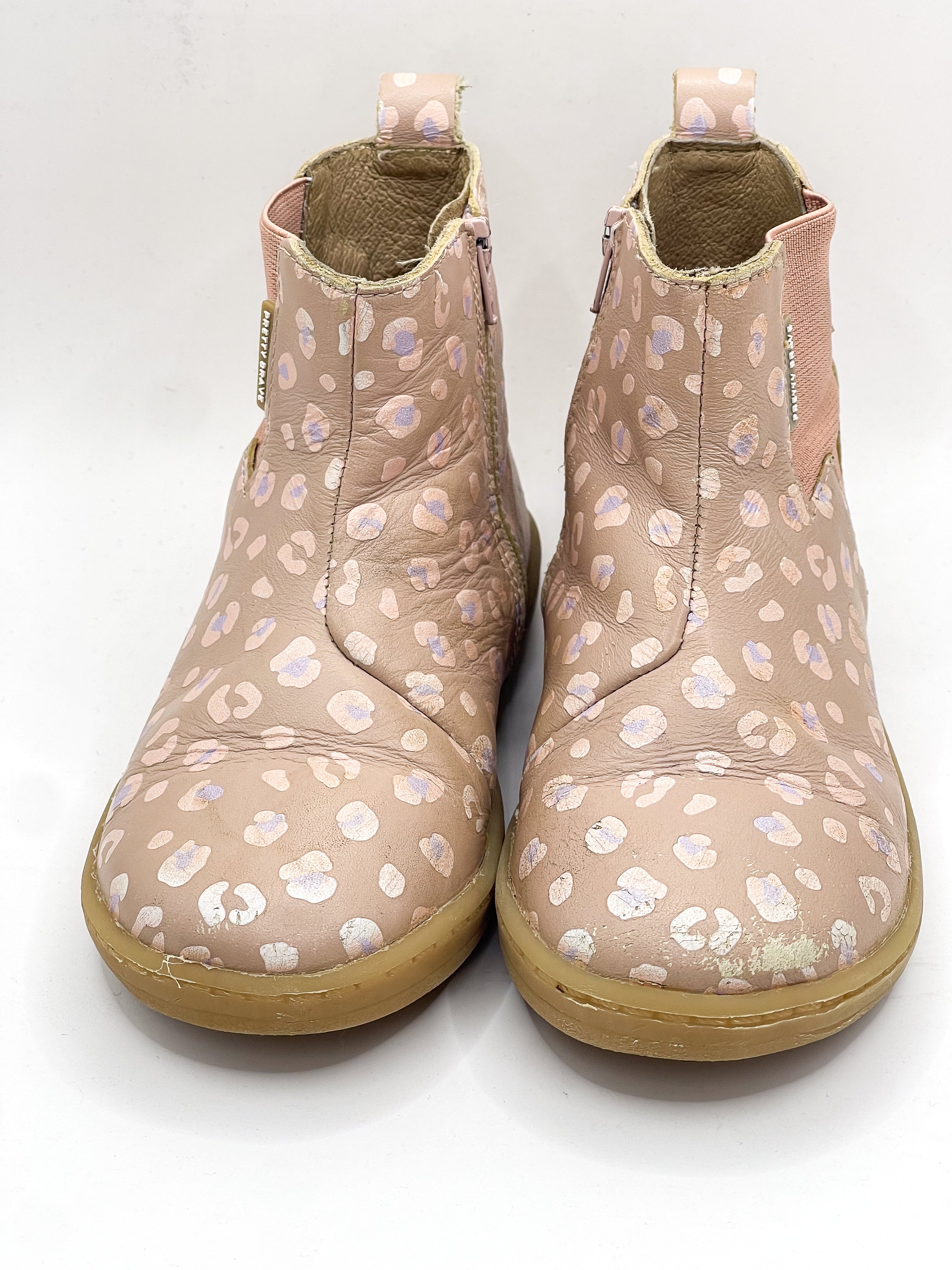 Pretty Brave electric boot - pink leopard (25EU)