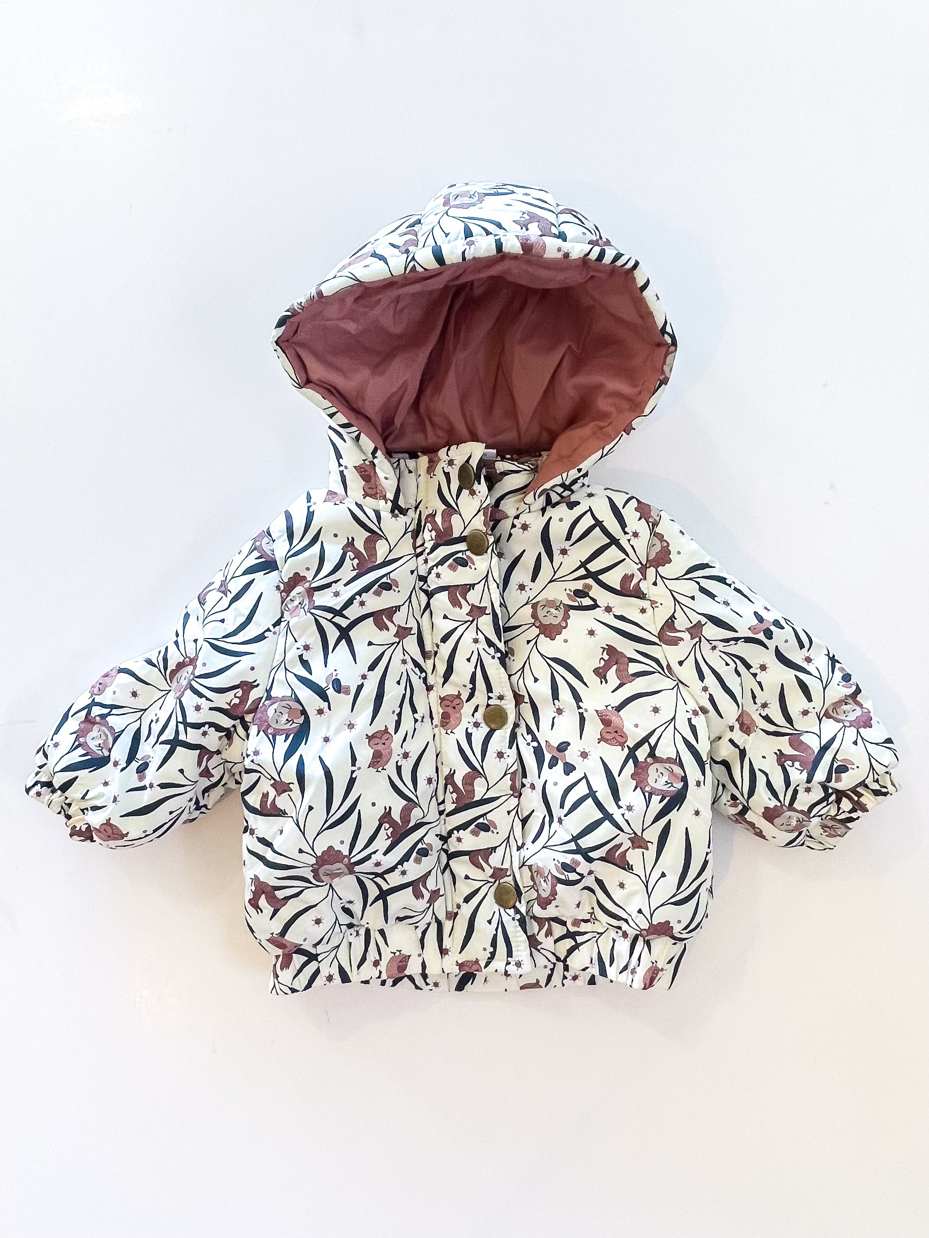 Teeny Weeny hooded puffer jacket (3-6m)